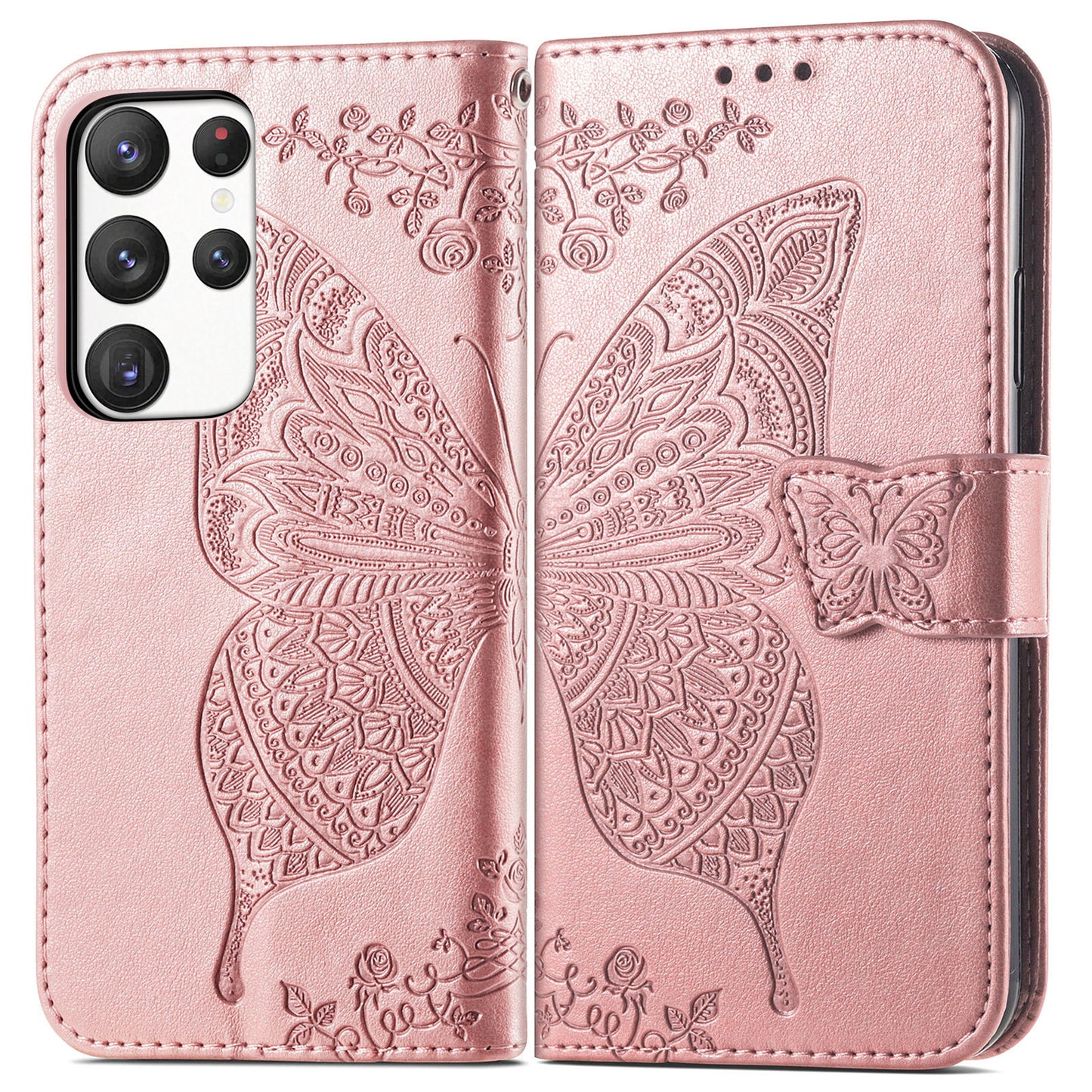 2-in-1 abnehmbare Leder-Brieftaschenhülle für Samsung Galaxy