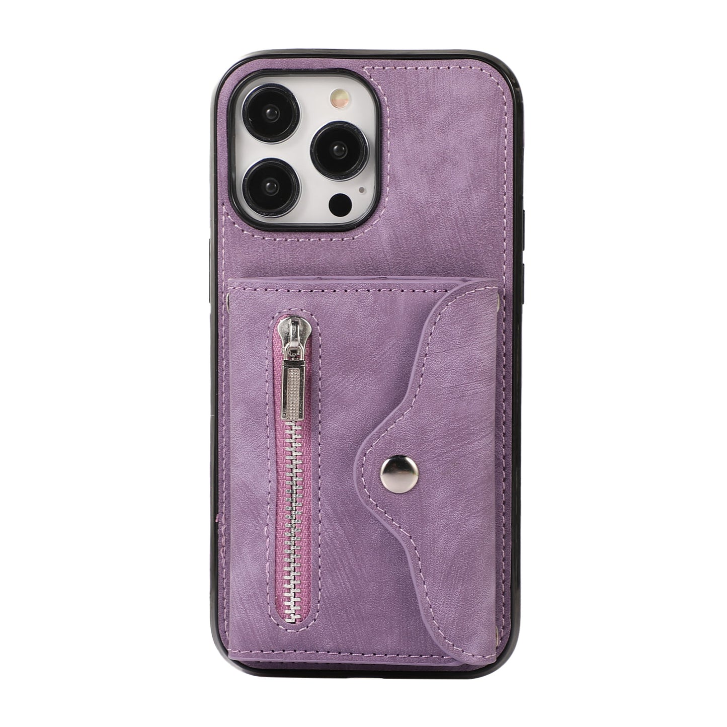 RFID Skin Touch Wallet Phone Case for iPhone