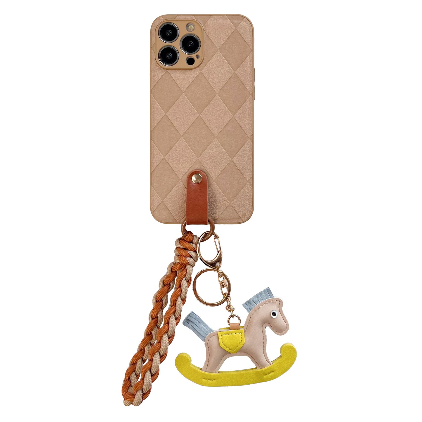 Rocking Horse Braided Rope Phone Case for iPhone