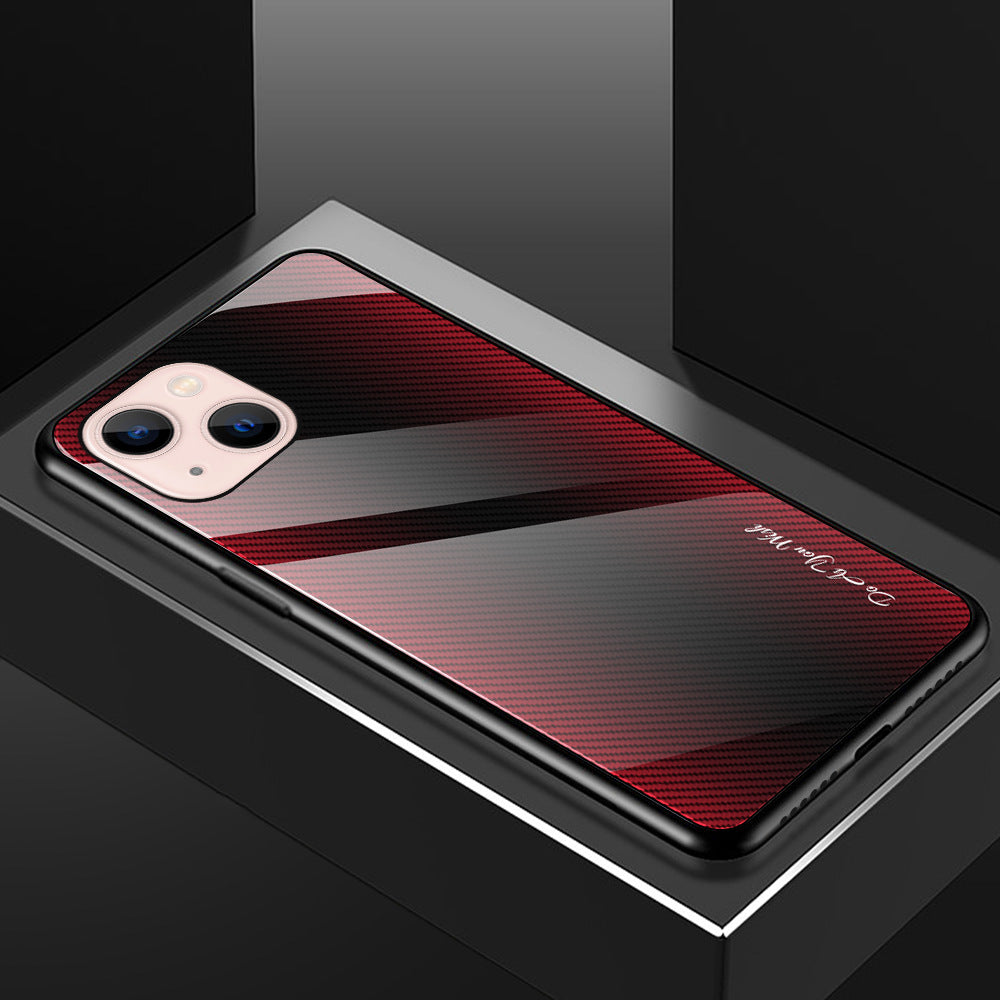 Gradient Texture Glass Case for iPhone