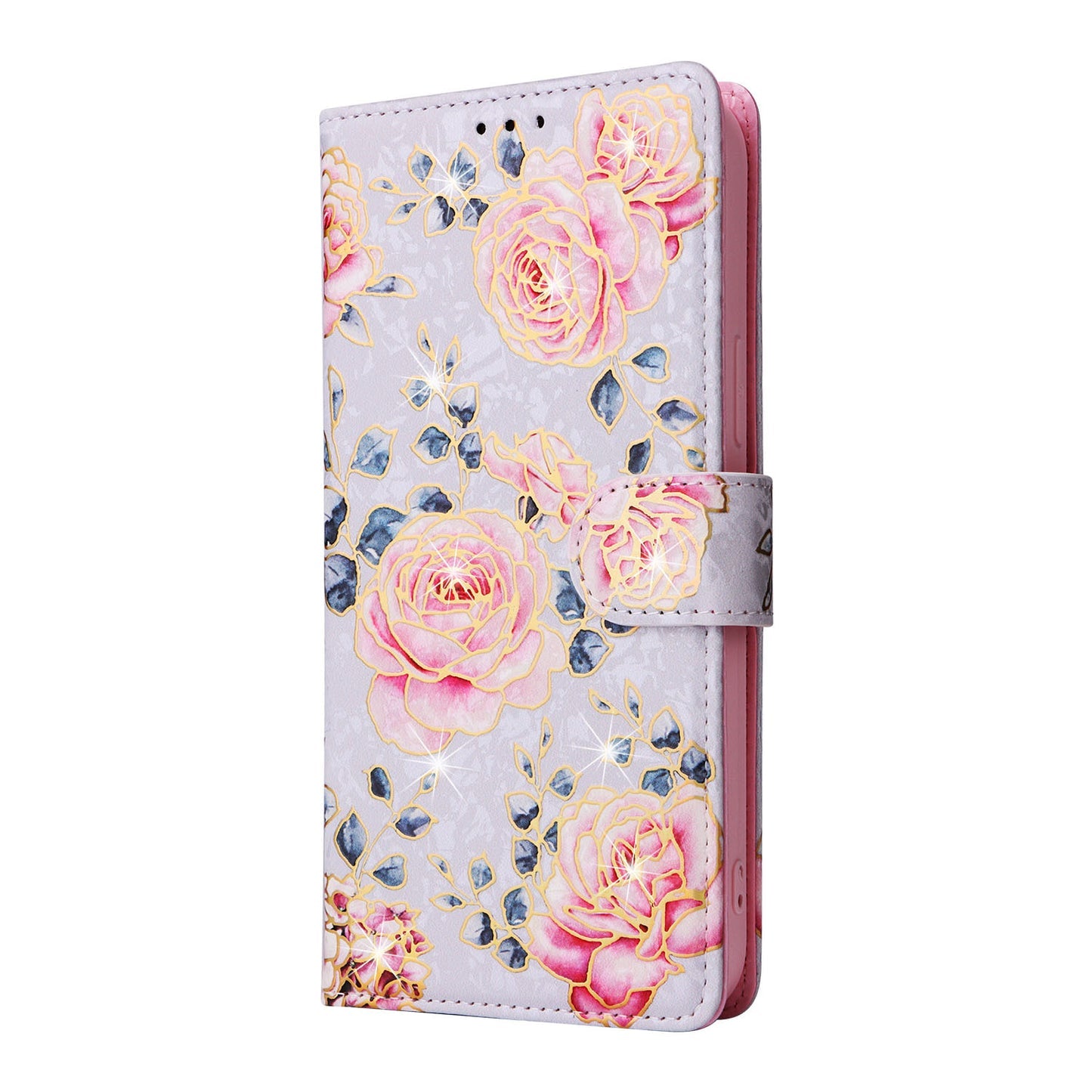 Anti-theft Brush Stamping Leather Flip Phone Case for Samsung Galaxy
