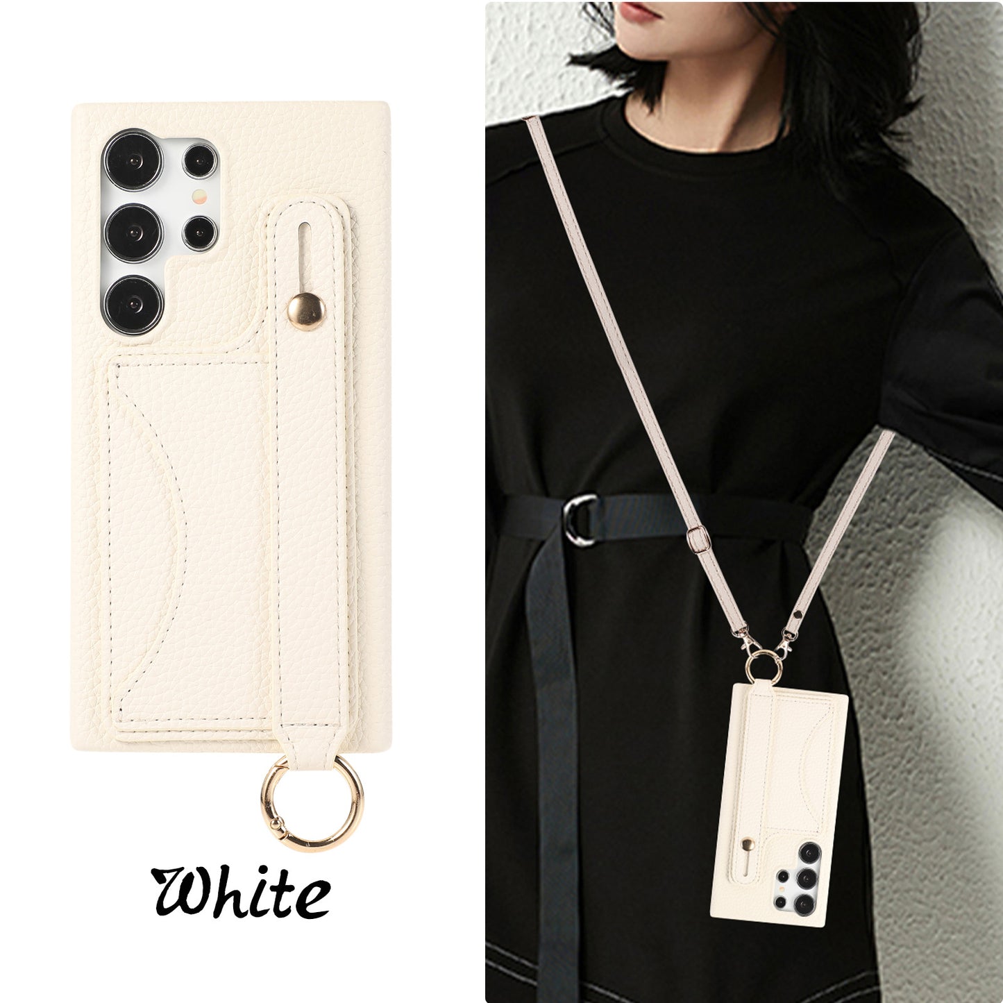 Litchi pattern mobile phone case for Samsung