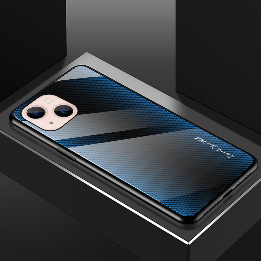Gradient Texture Glass Case for iPhone