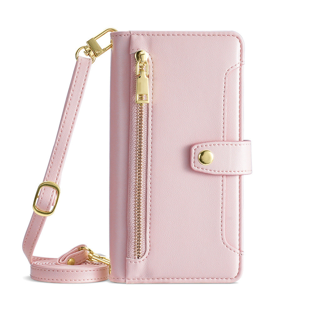 Crossbody Zipper Phone Case For Galaxy A