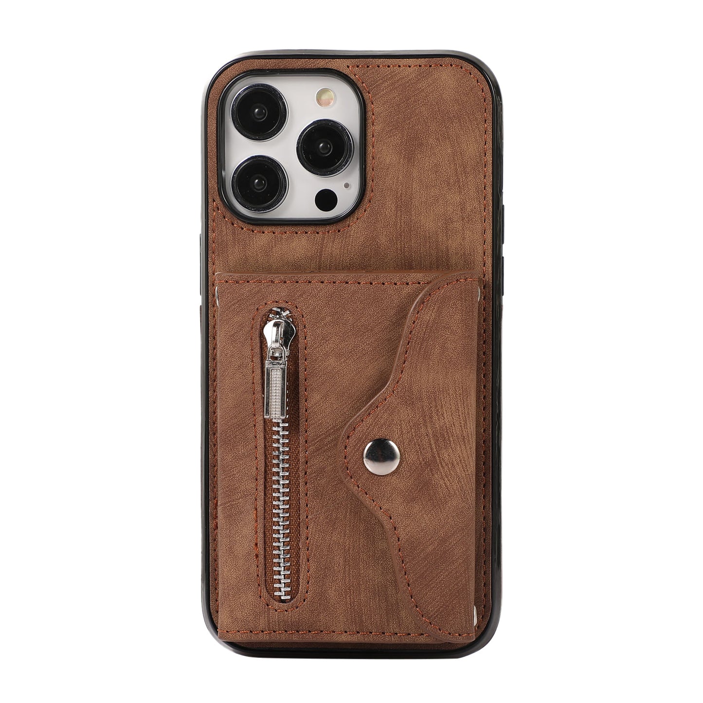 RFID Skin Touch Wallet Phone Case for iPhone