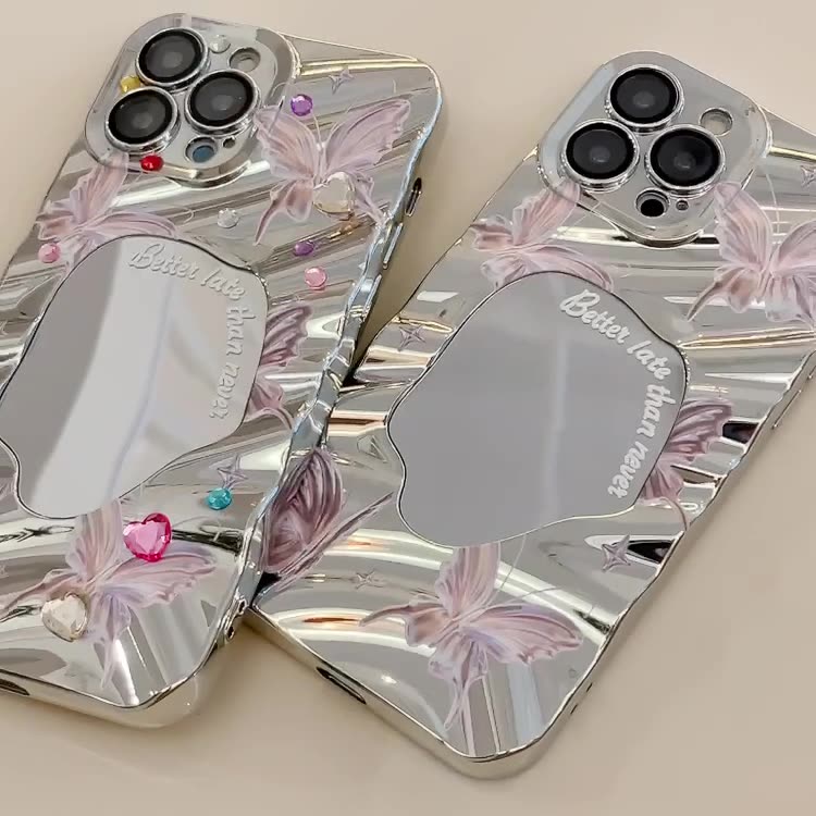 Butterfly Mirror Soft iPhone Case