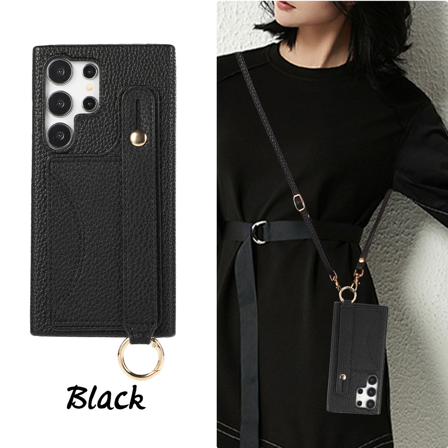 Litchi pattern mobile phone case for Samsung