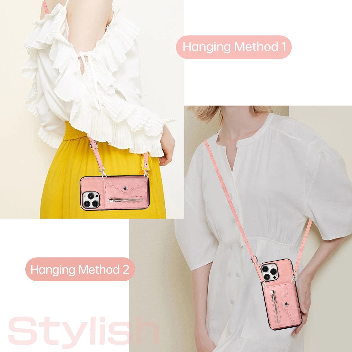 RFID Skin Touch Wallet Phone Case for iPhone