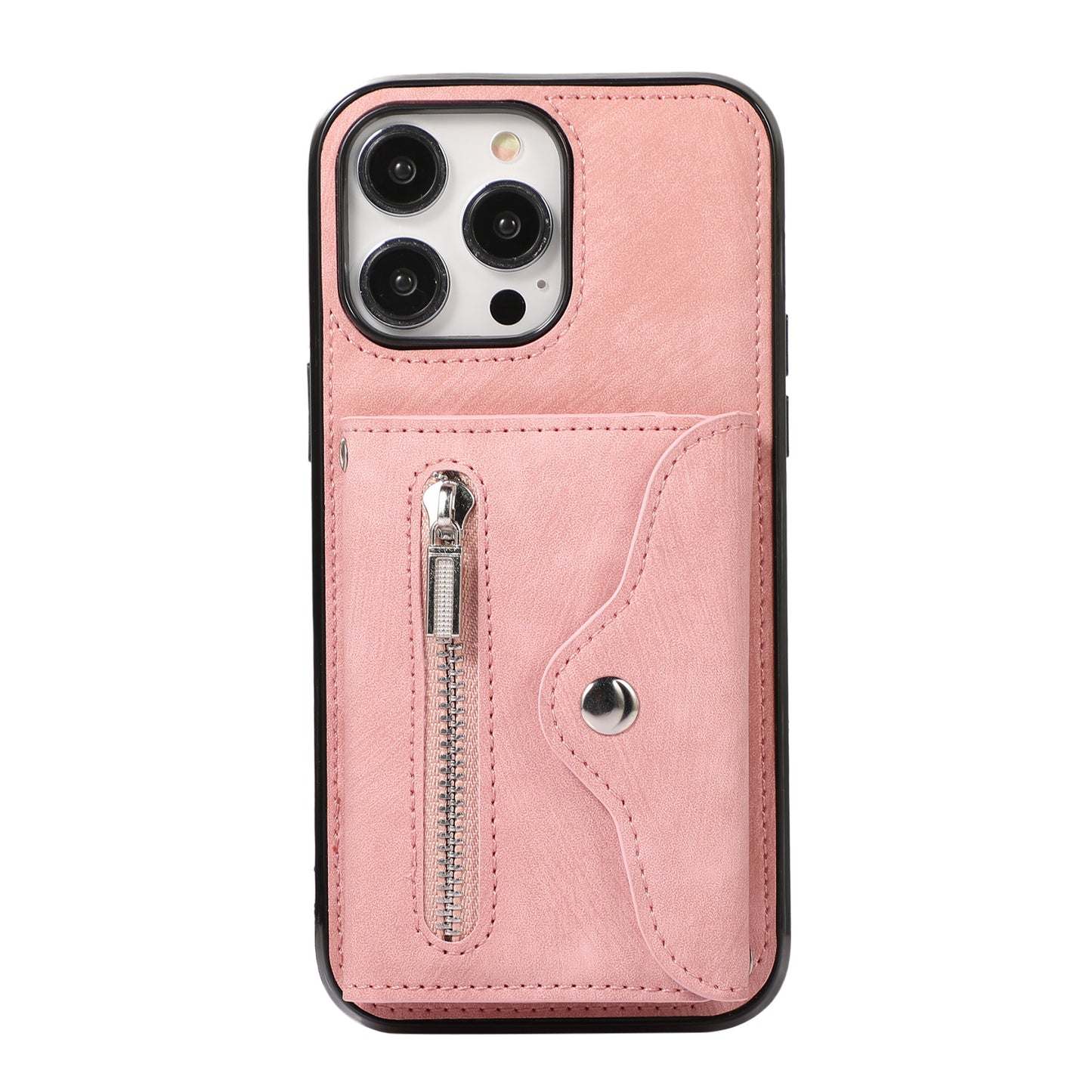 RFID Skin Touch Wallet Phone Case for iPhone