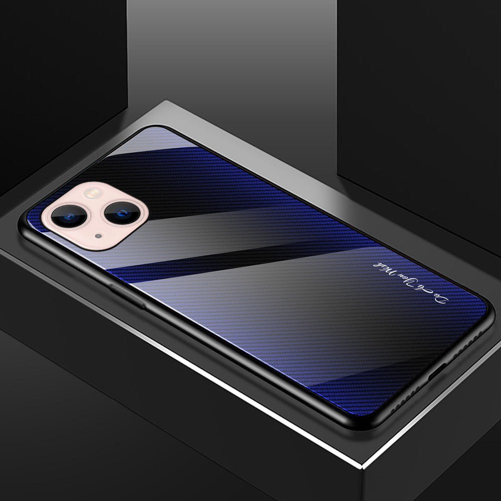 Gradient Texture Glass Case for iPhone