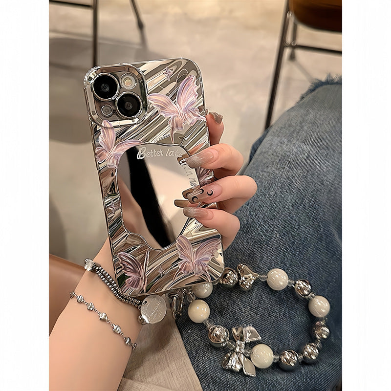 Butterfly Mirror Soft iPhone Case