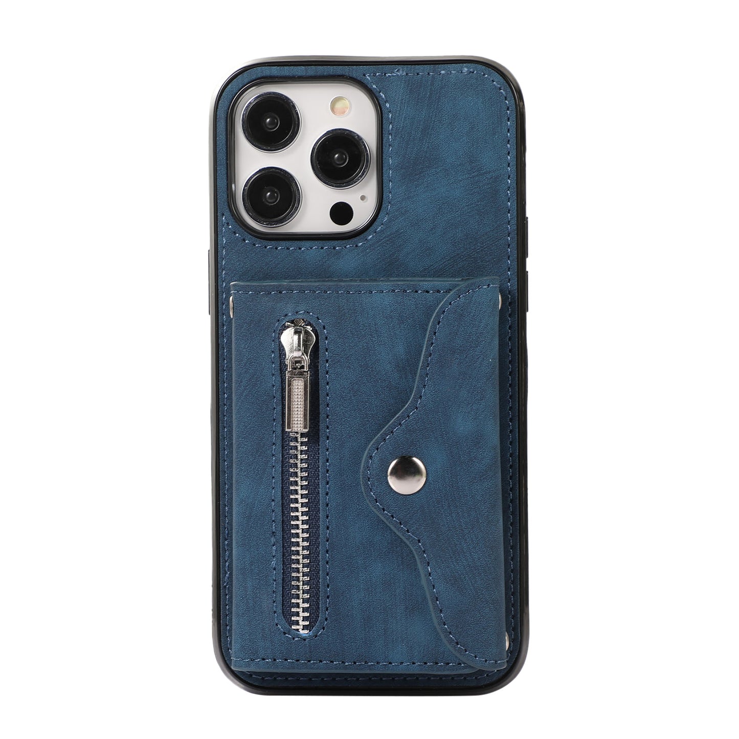 RFID Skin Touch Wallet Phone Case for iPhone
