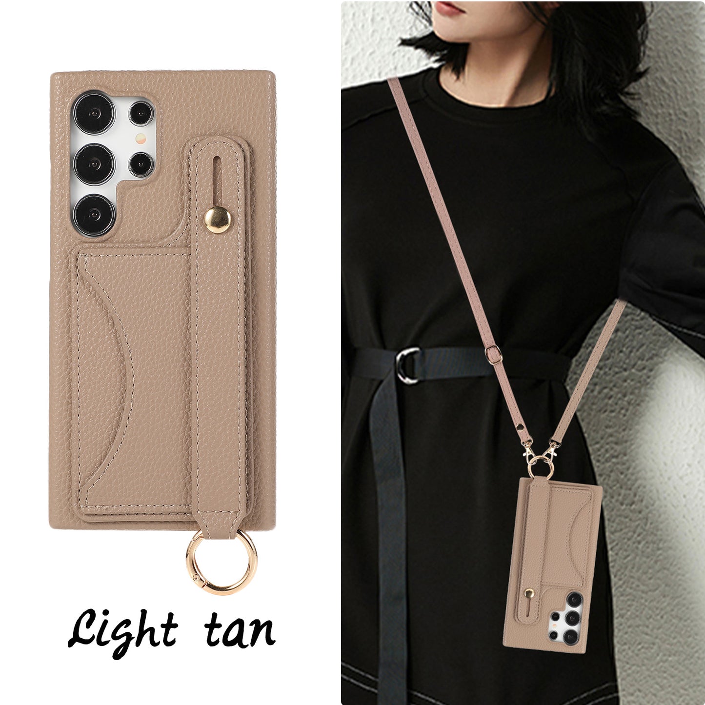 Litchi pattern mobile phone case for Samsung