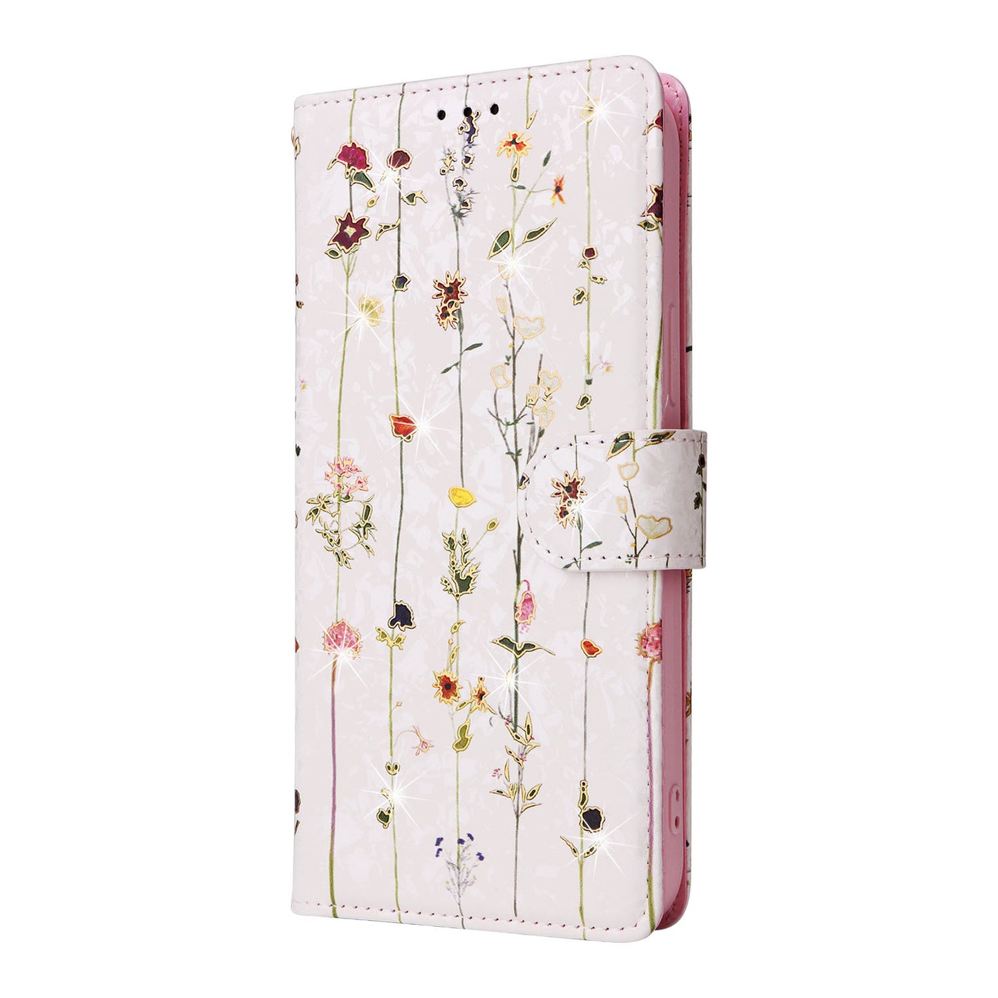 Anti-theft Brush Stamping Leather Flip Phone Case