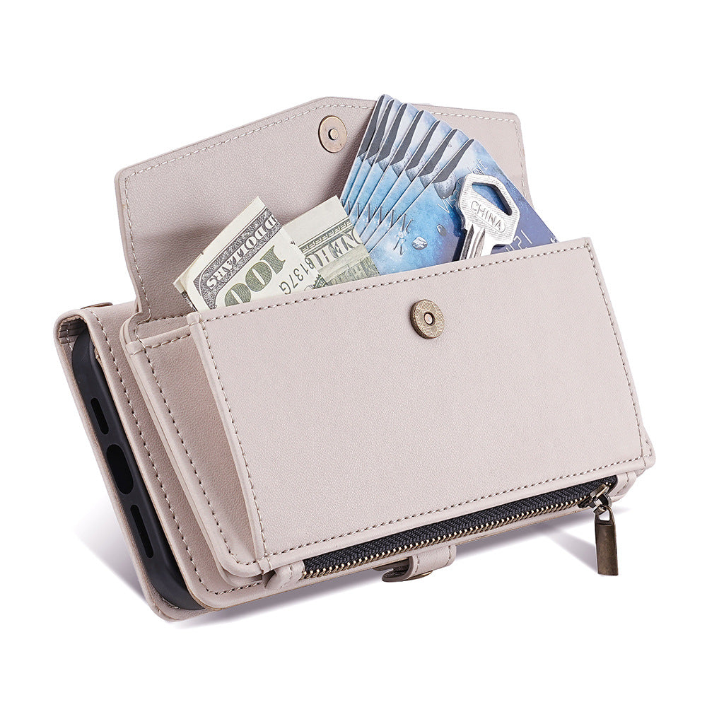 Versatile High-Capacity Wallet Phone Case for Samsung Galaxy