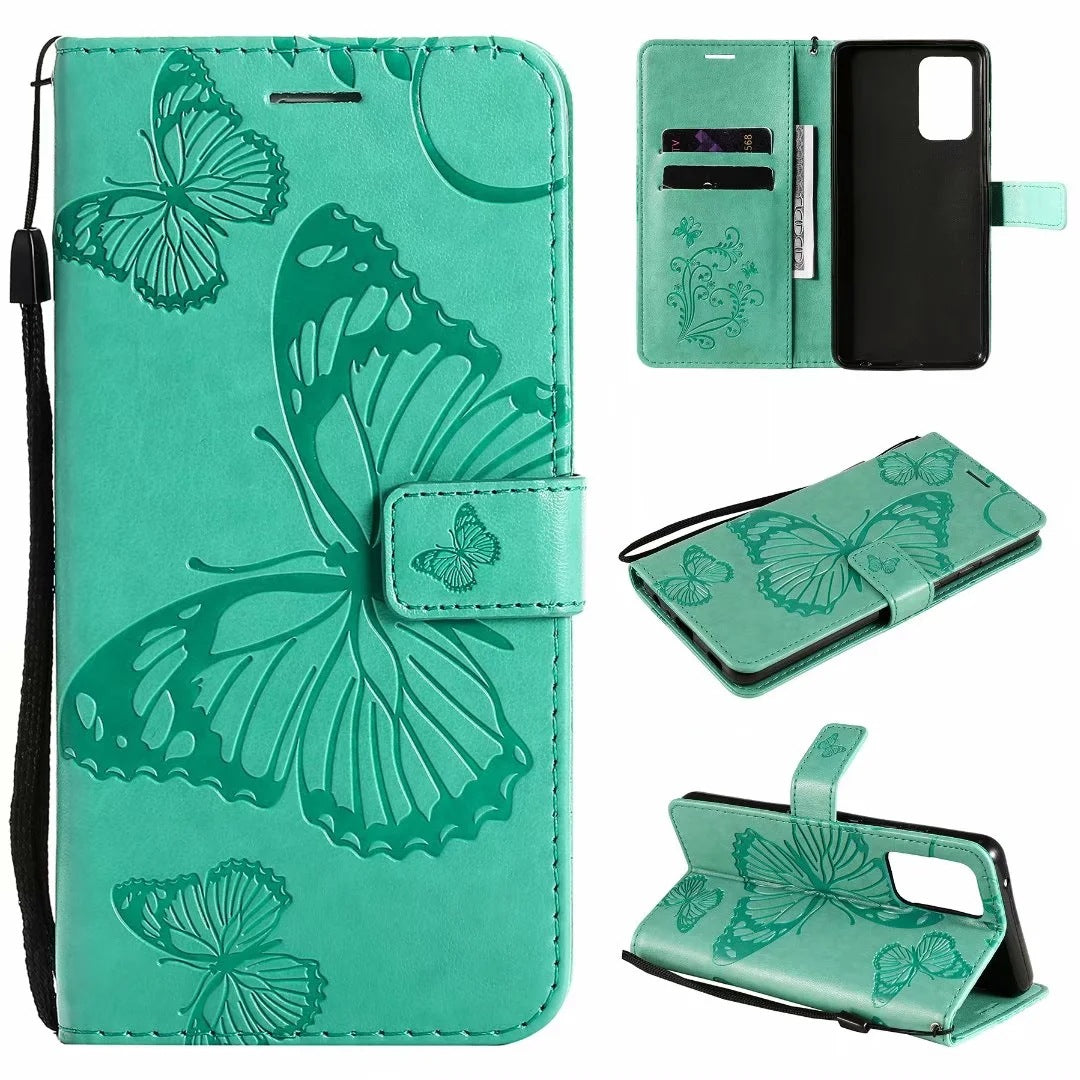 Leather Wallet Flip Phone Case for Samsung Galaxy