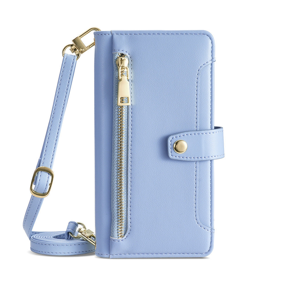 Crossbody Zipper Phone Case For Galaxy A