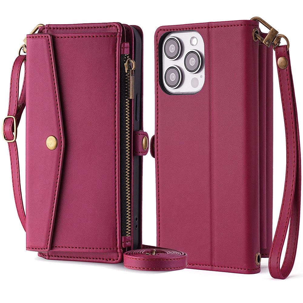 Versatile High-Capacity Wallet Phone Case for Samsung Galaxy A