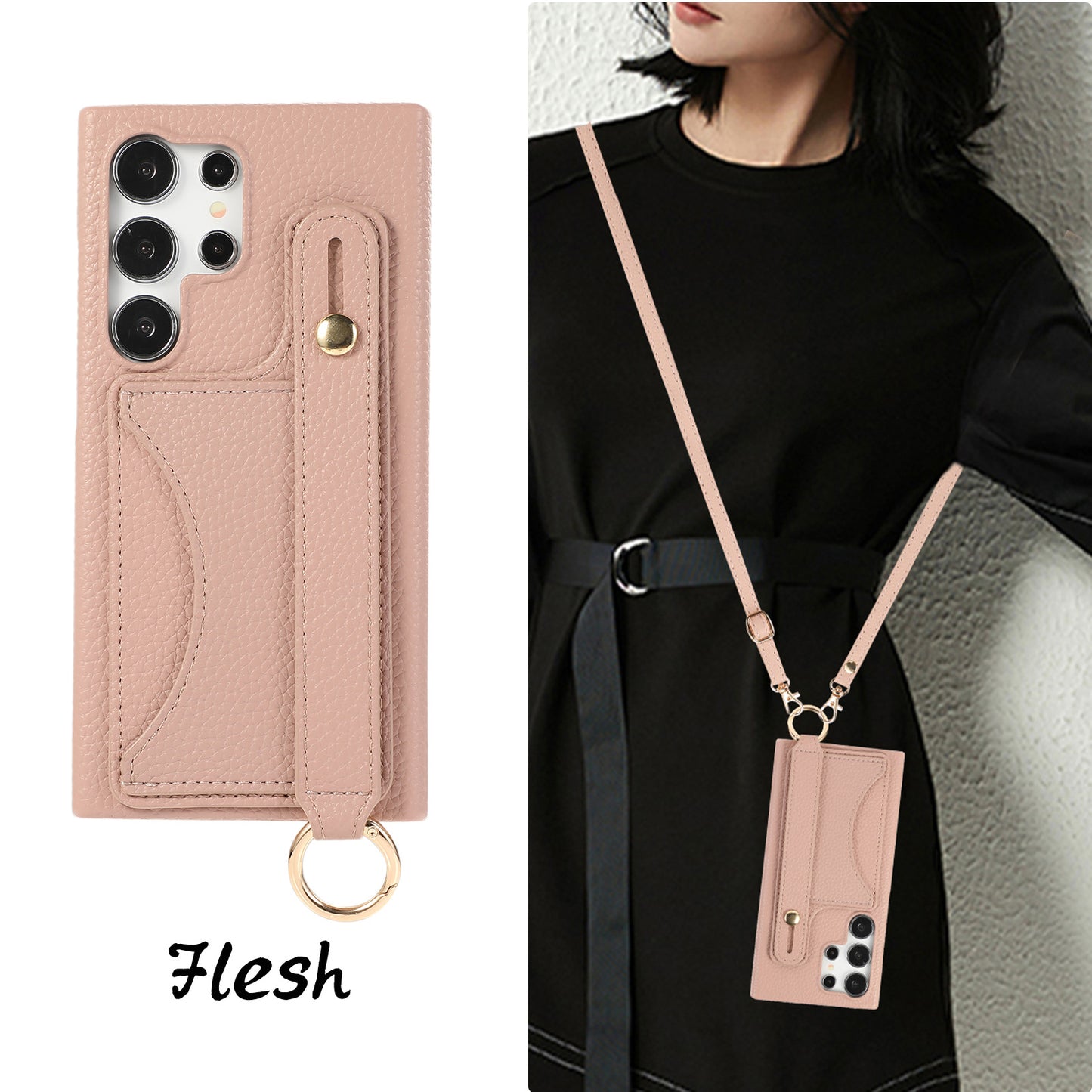 Litchi pattern mobile phone case for Samsung