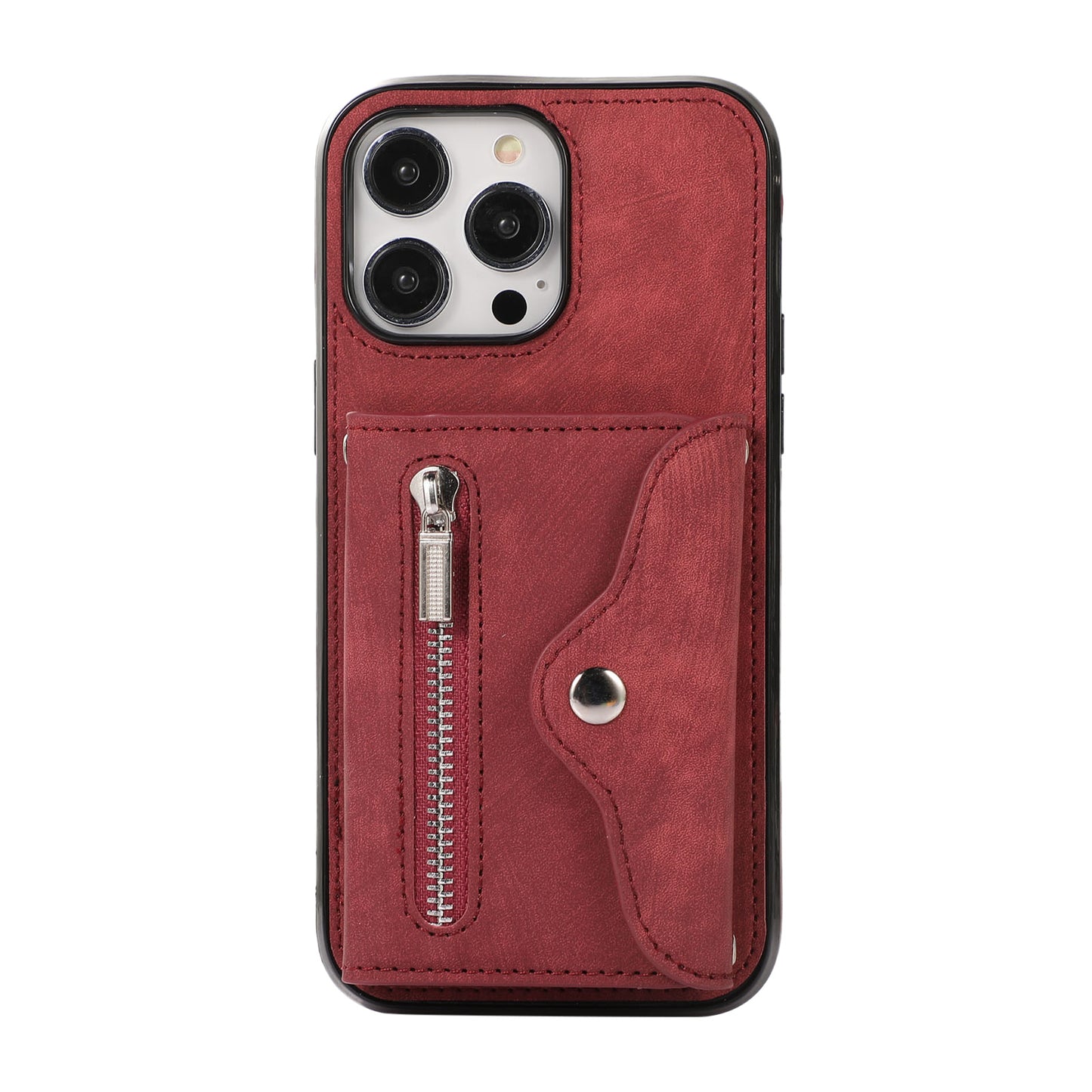 RFID Skin Touch Wallet Phone Case for iPhone
