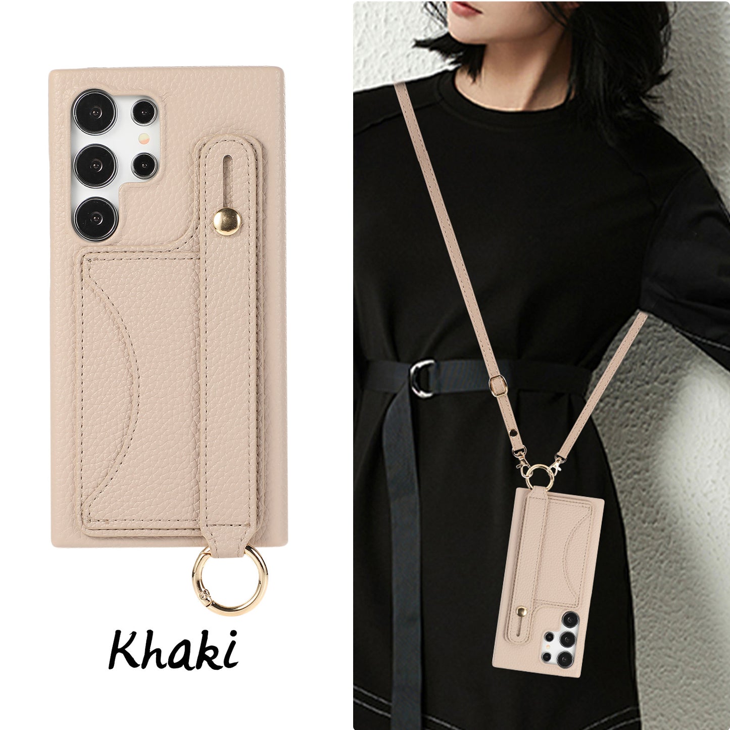 Litchi pattern mobile phone case for Samsung