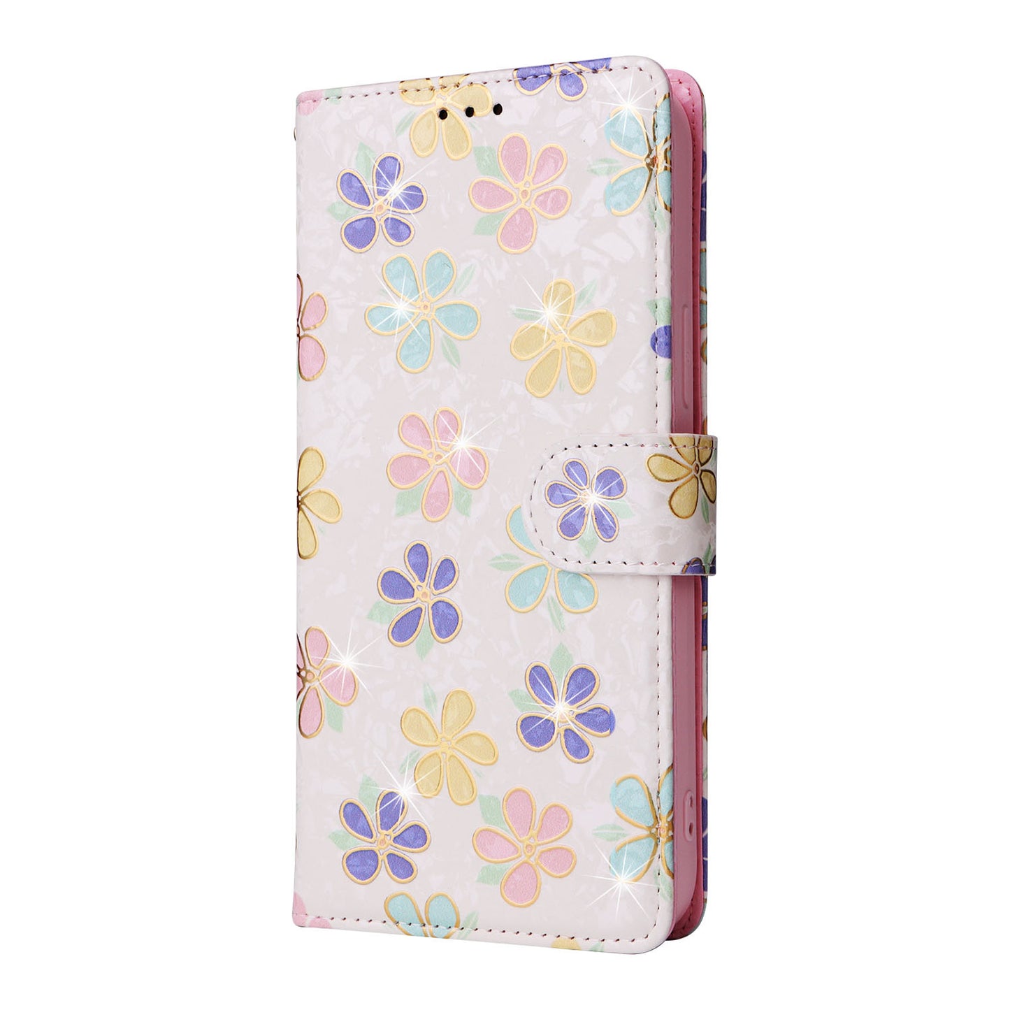 Anti-theft Brush Stamping Leather Flip Phone Case