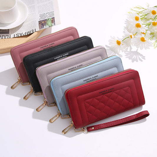 Multifunctional Stylish Women's Wallet - Single and Double Zipper Variants