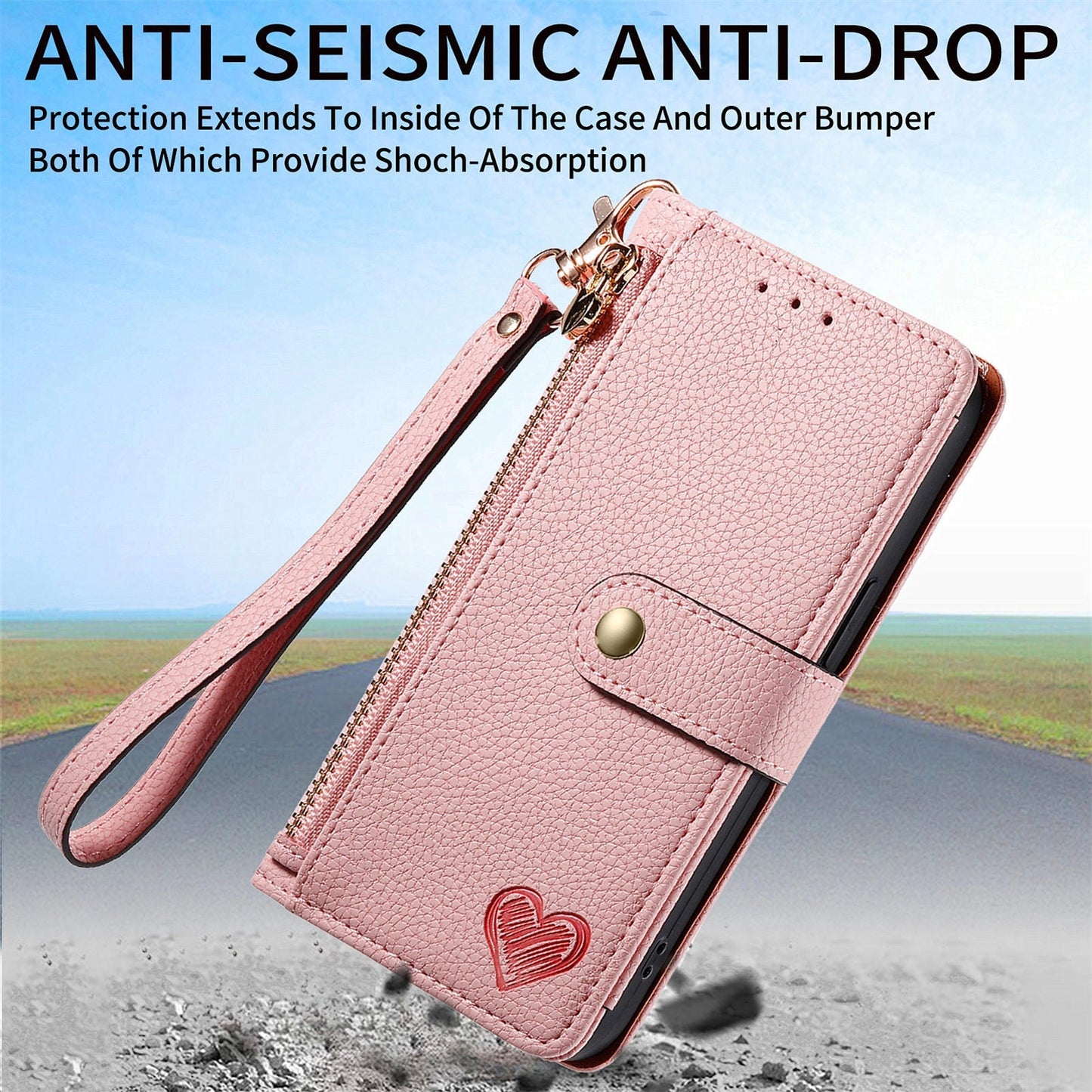 RFID Crossbody Wallet Flip Case for Google Pixel