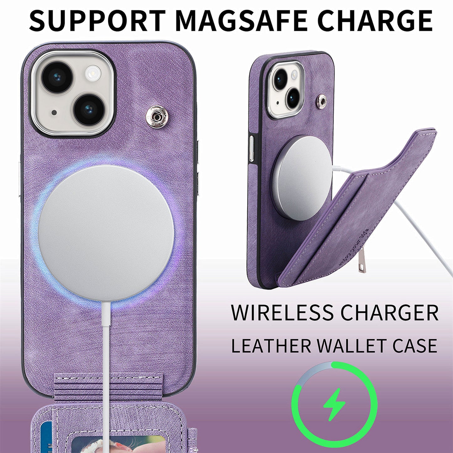Versatile Magsafe Zipper Case for iPhone
