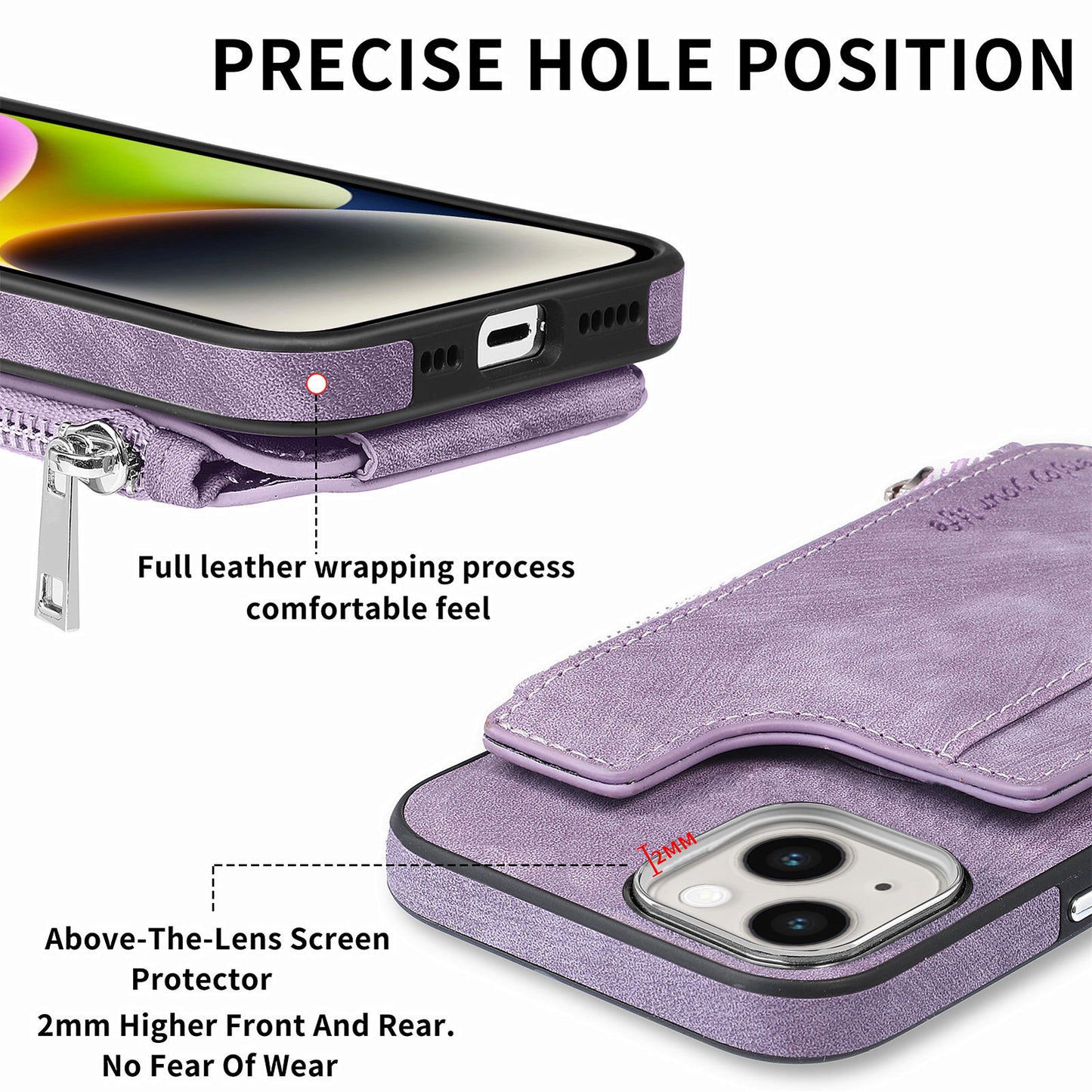 Versatile Magsafe Zipper Case for iPhone
