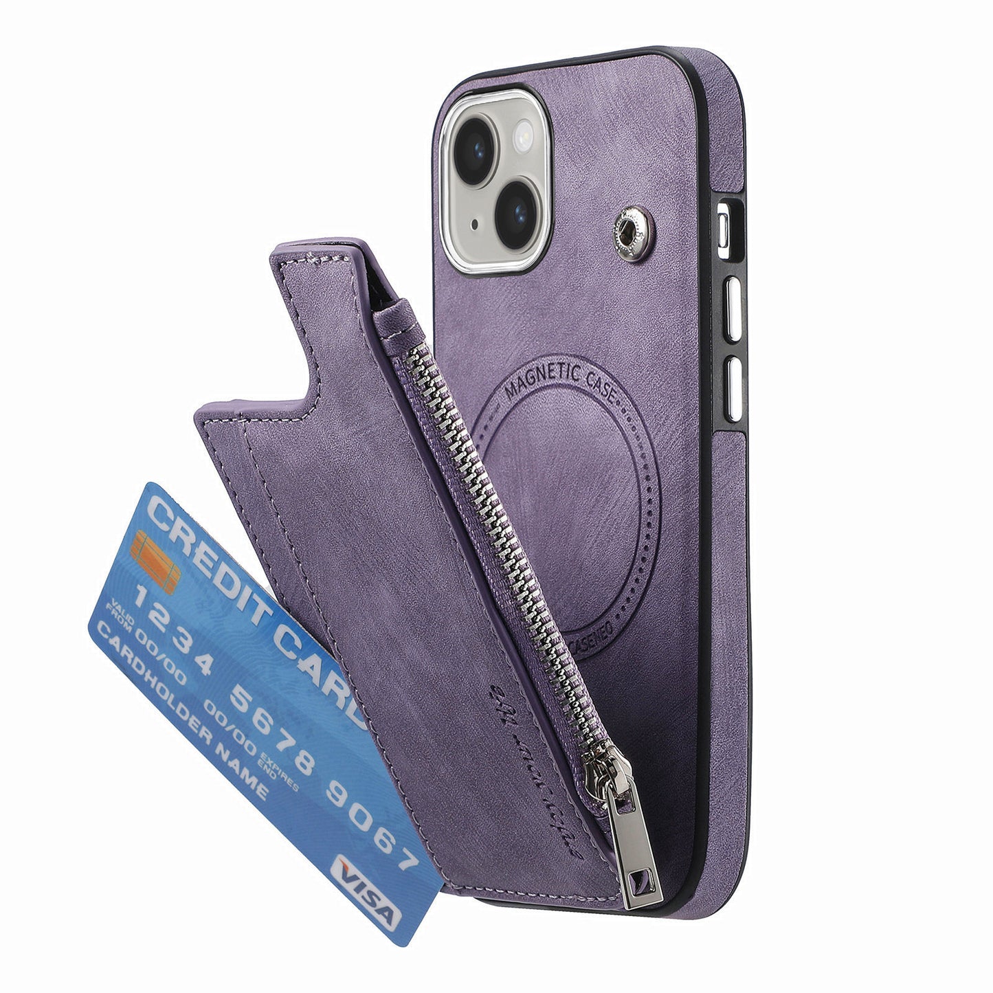 Versatile Magsafe Zipper Case for iPhone