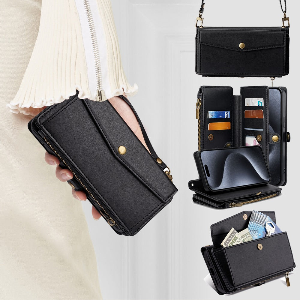 Versatile High-Capacity Wallet Phone Case for Samsung Galaxy A
