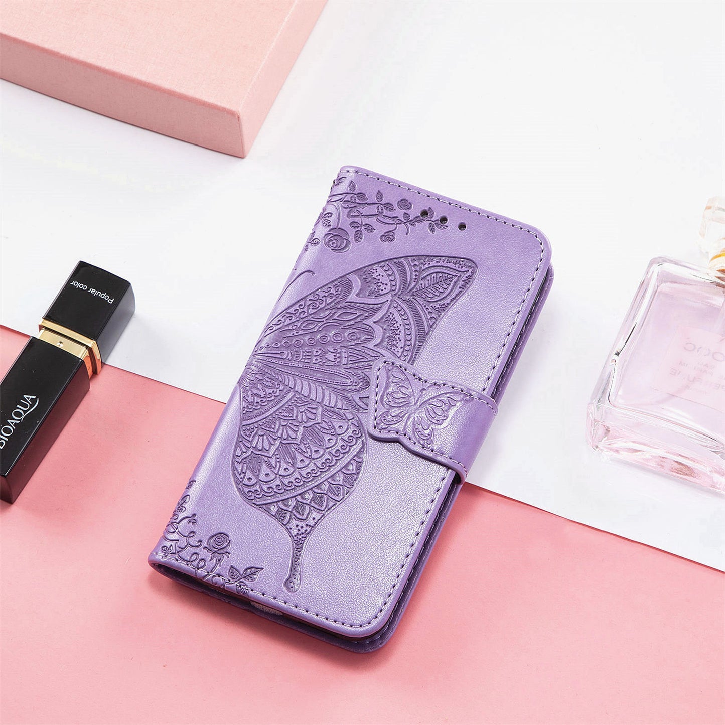2-in-1 abnehmbare Leder-Brieftaschenhülle für Samsung Galaxy