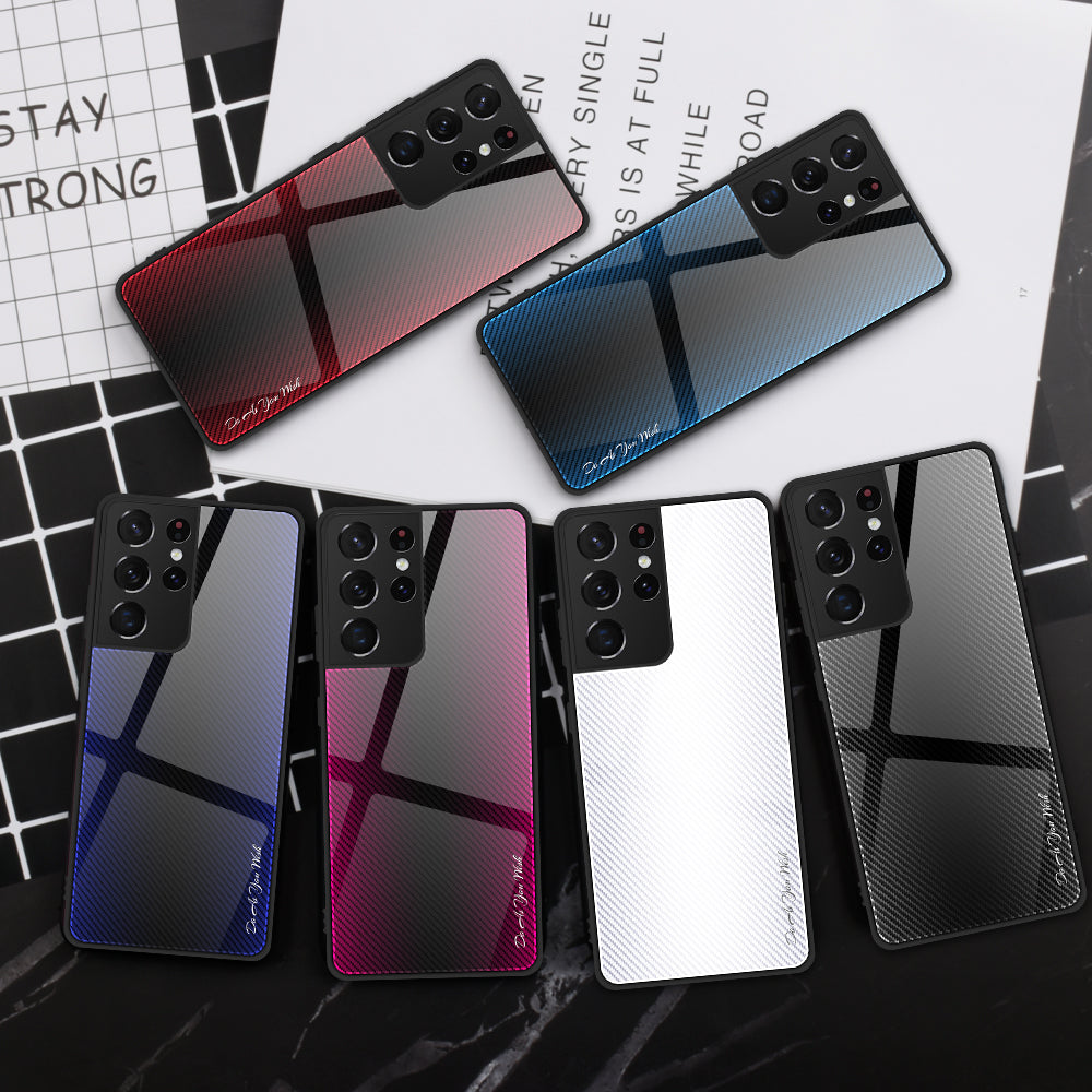 Gradient Texture Glass Case for iPhone