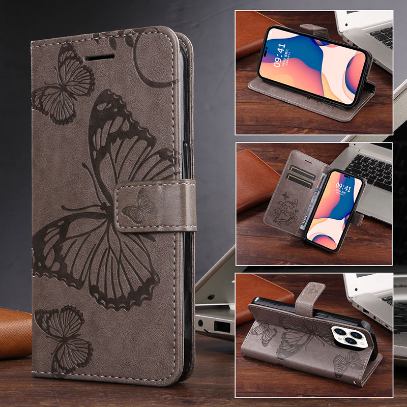 Leather Wallet Flip Phone Case for Samsung Galaxy