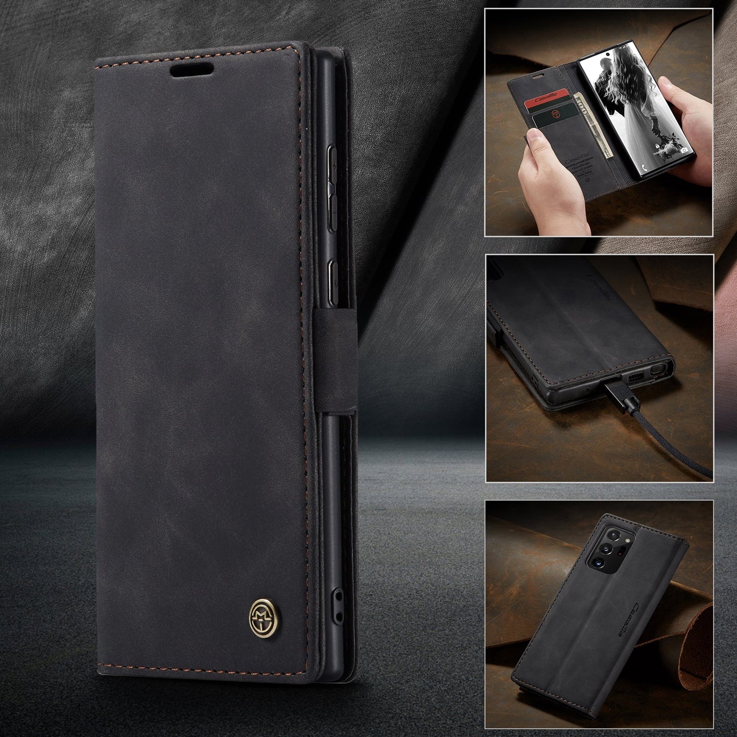 Multi-Function Retro Wallet Case for Samsung Galaxy