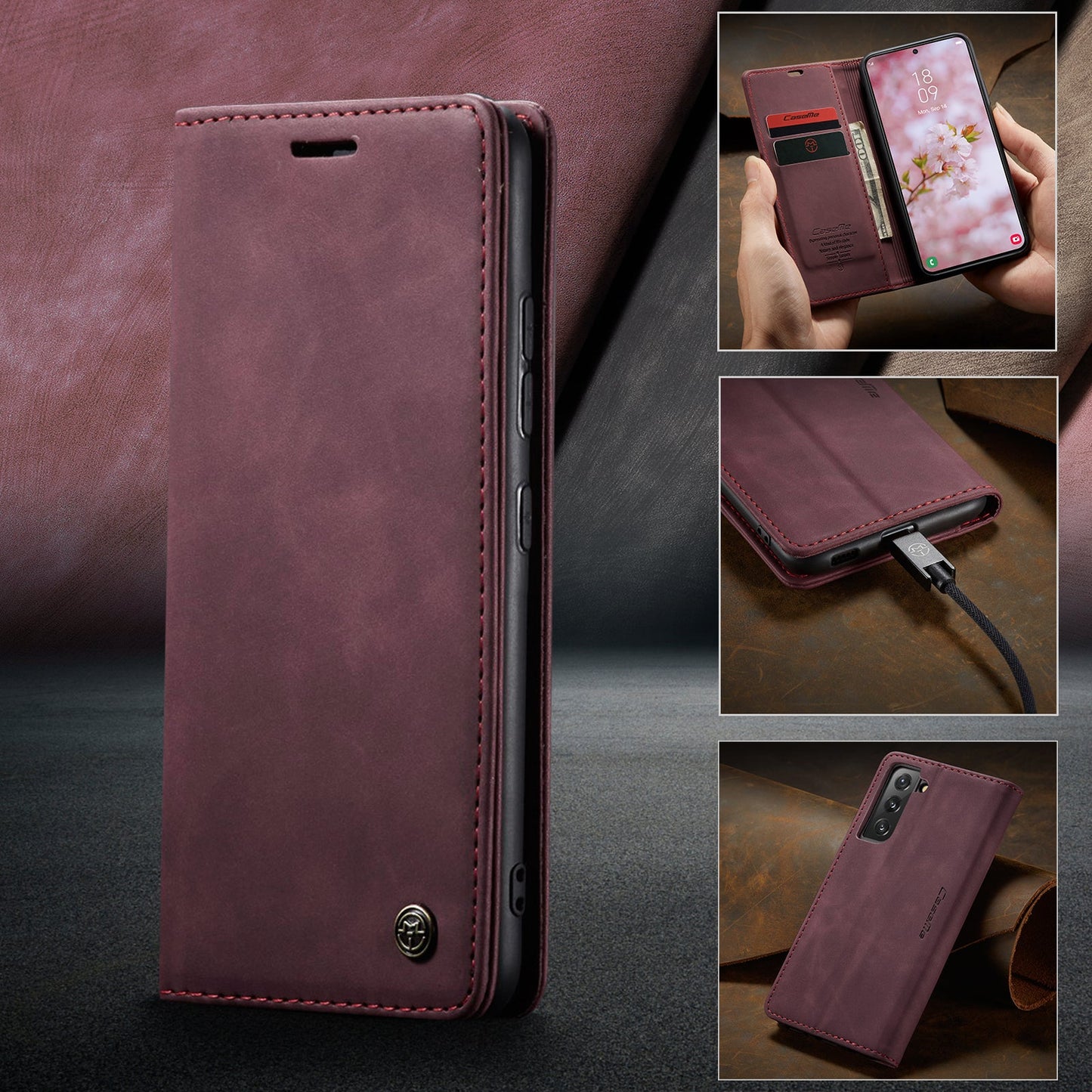 Multi-Function Retro Wallet Case for Samsung Galaxy