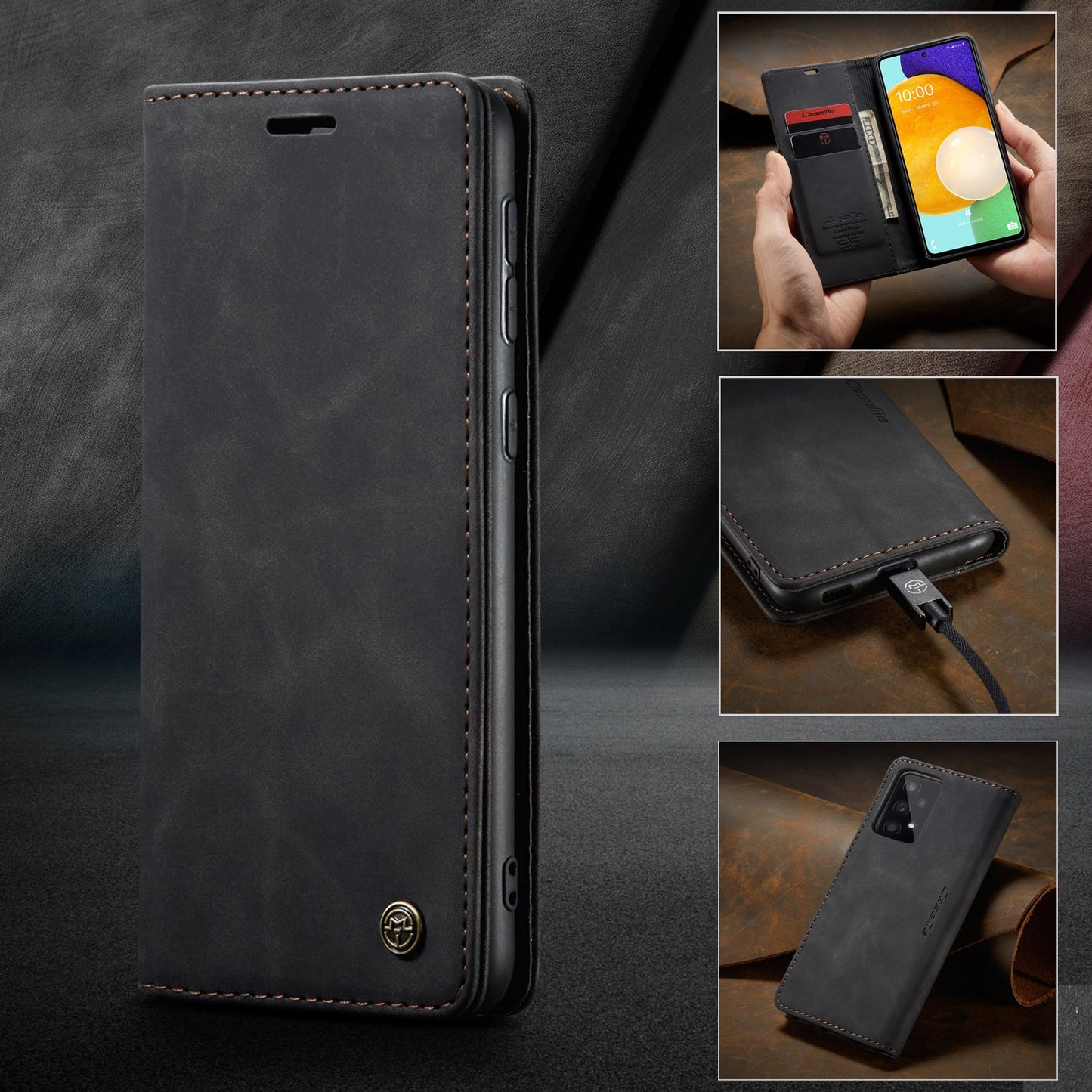 Multi-Function Retro Wallet Case for Samsung Galaxy