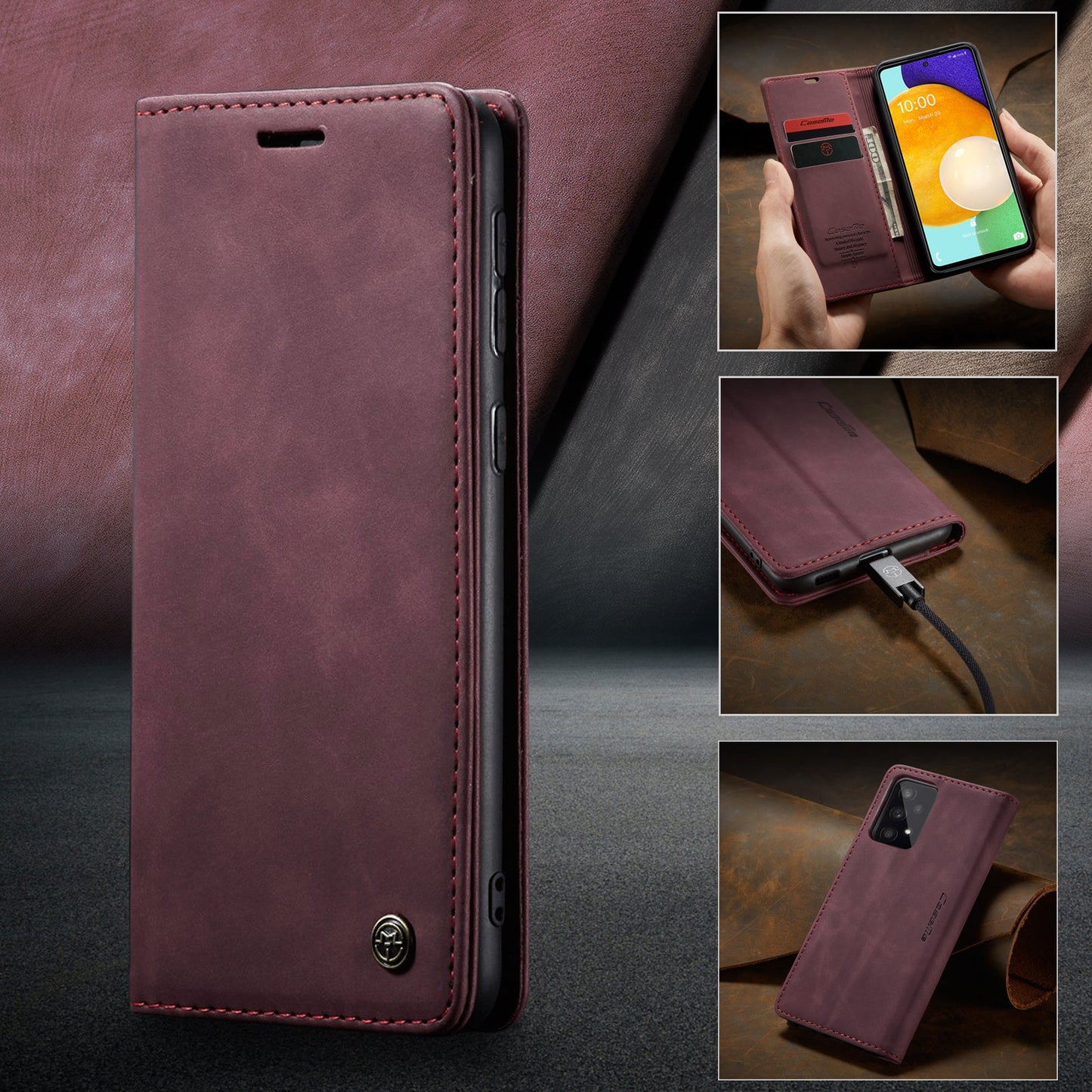 Multi-Function Retro Wallet Case for Samsung Galaxy
