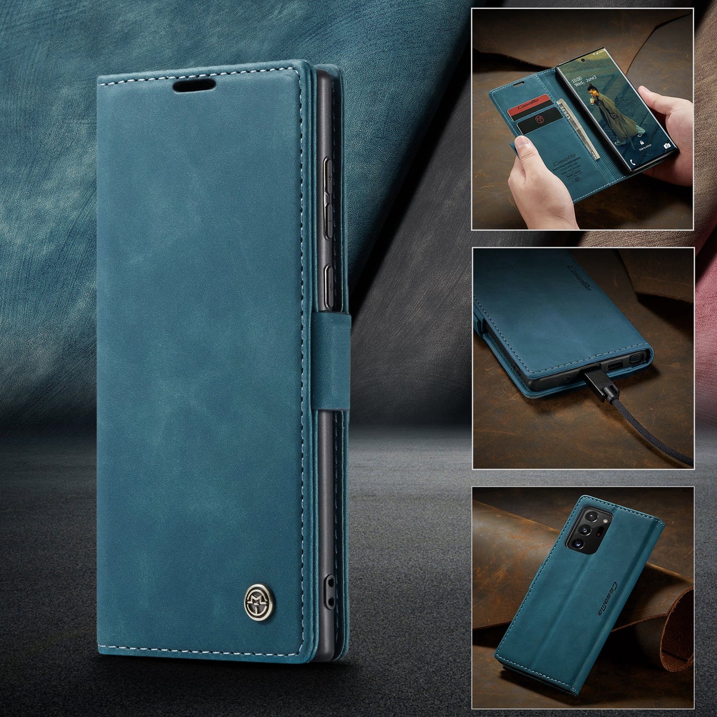 Multi-Function Retro Wallet Case for Samsung Galaxy