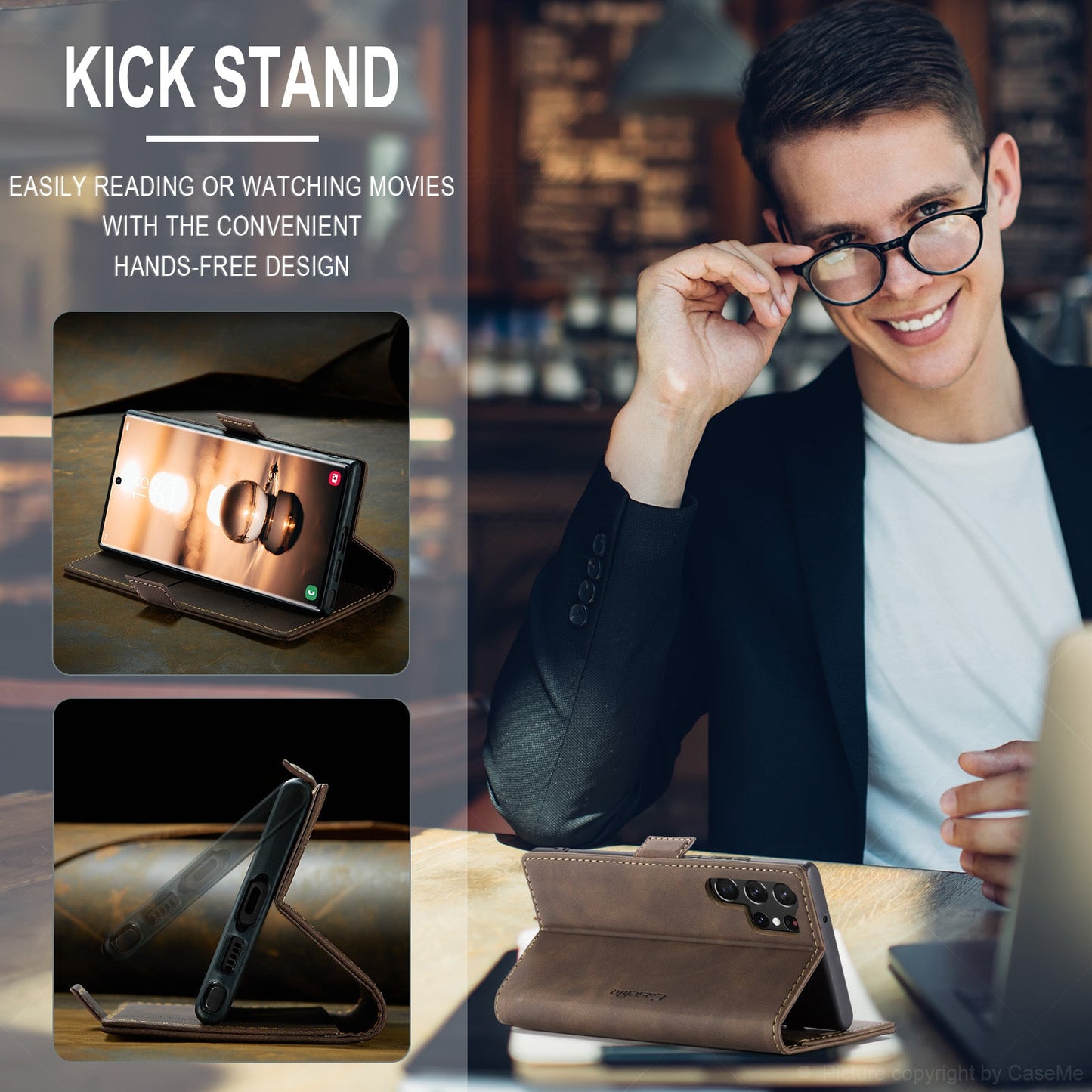 Multi-Function Retro Wallet Case for Samsung Galaxy