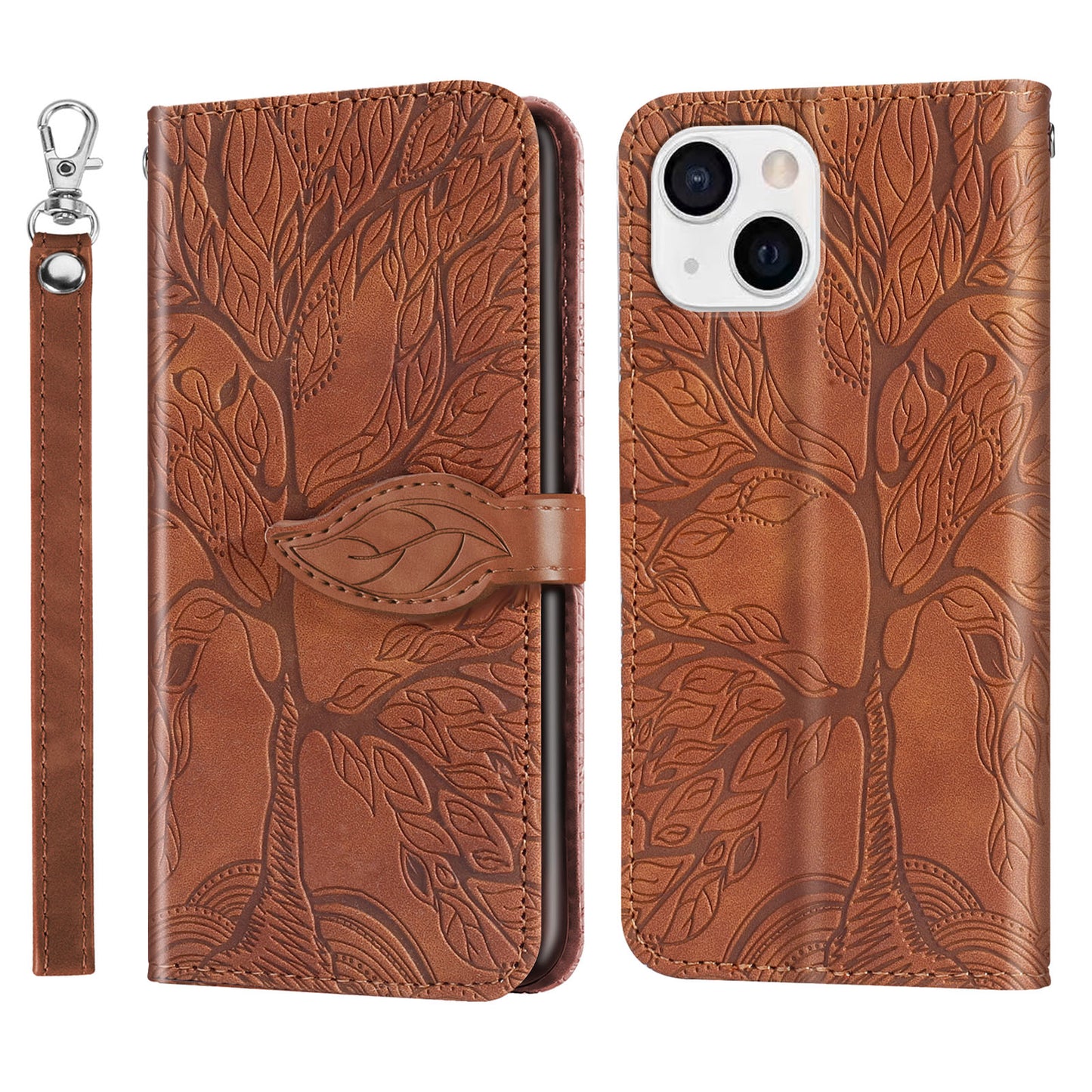 Tree of Life Wallet Flip Case for iPhone