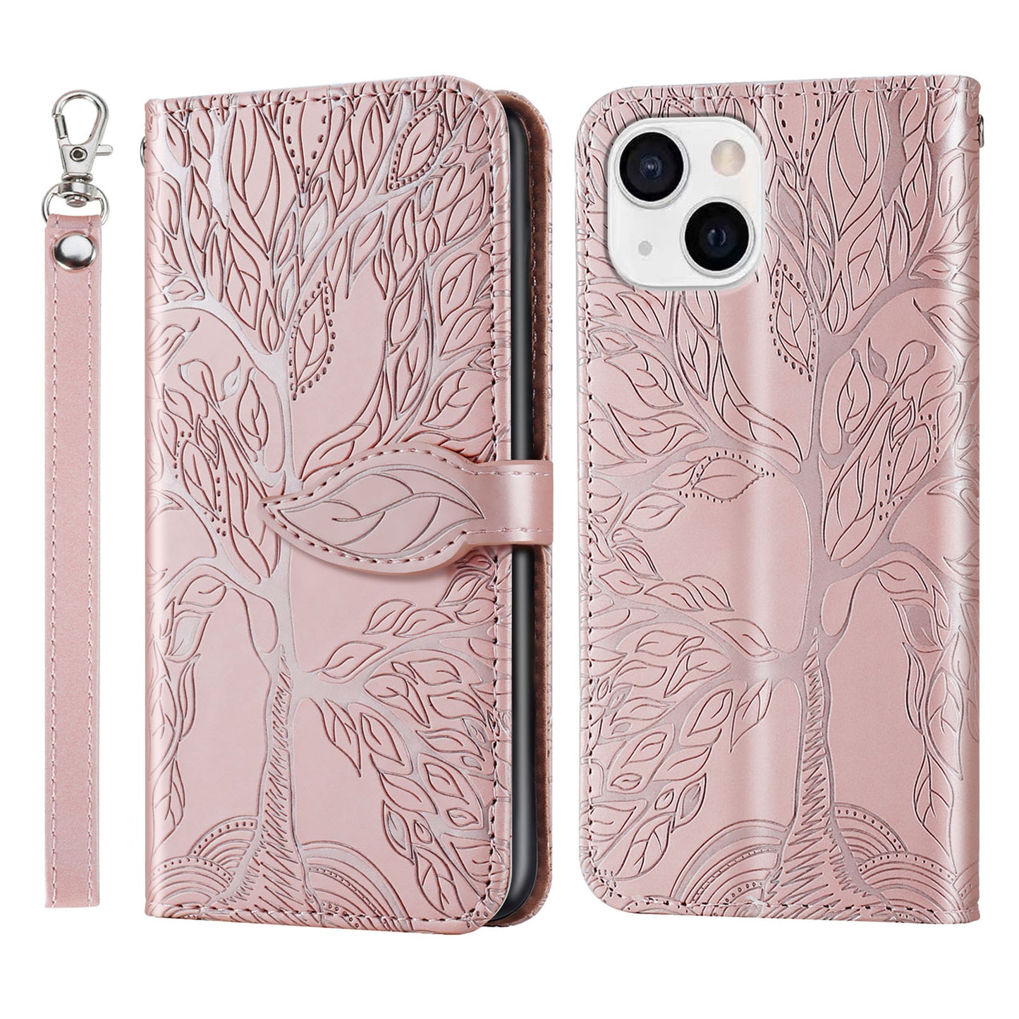Tree of Life Wallet Flip Case for iPhone