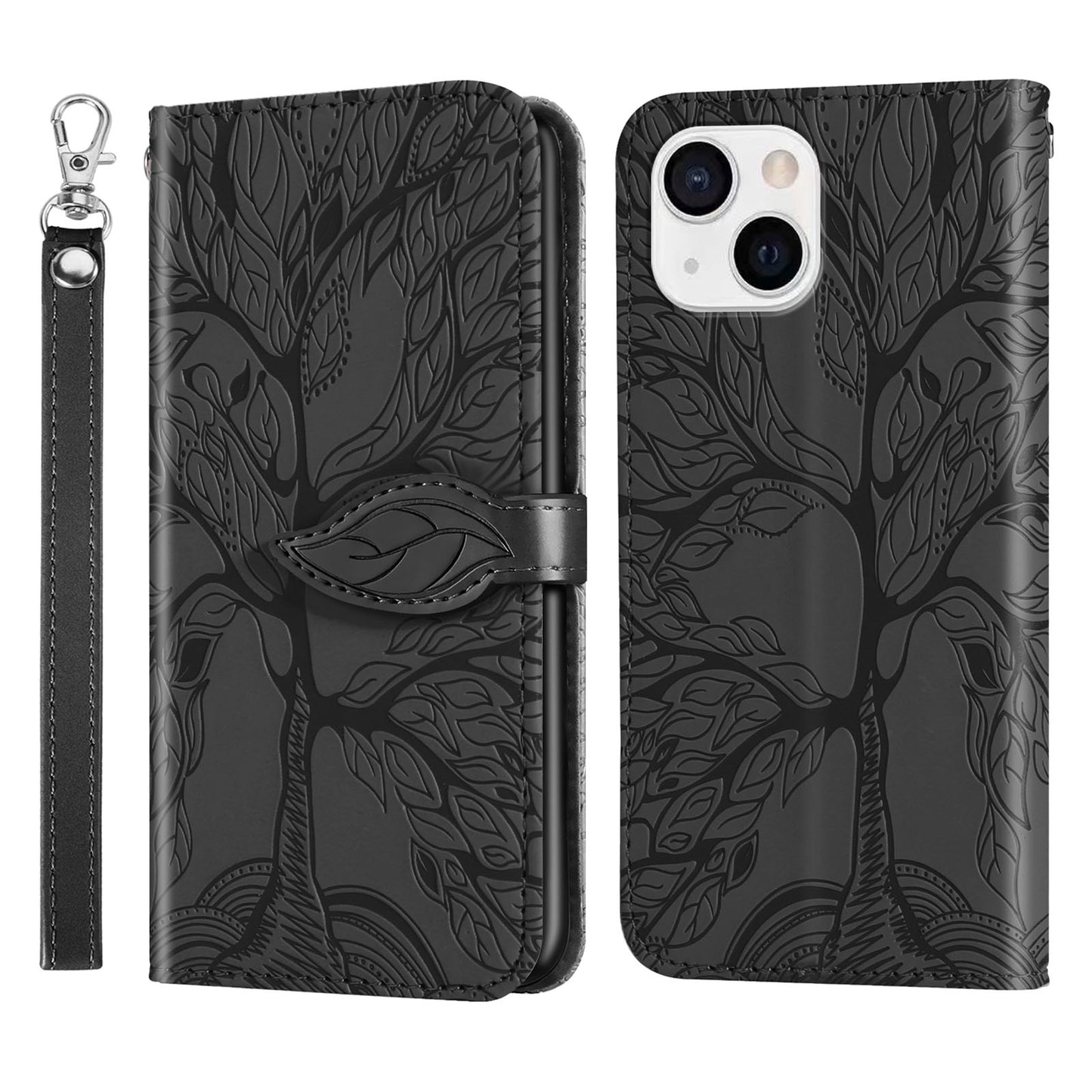 Tree of Life Wallet Flip Case for iPhone