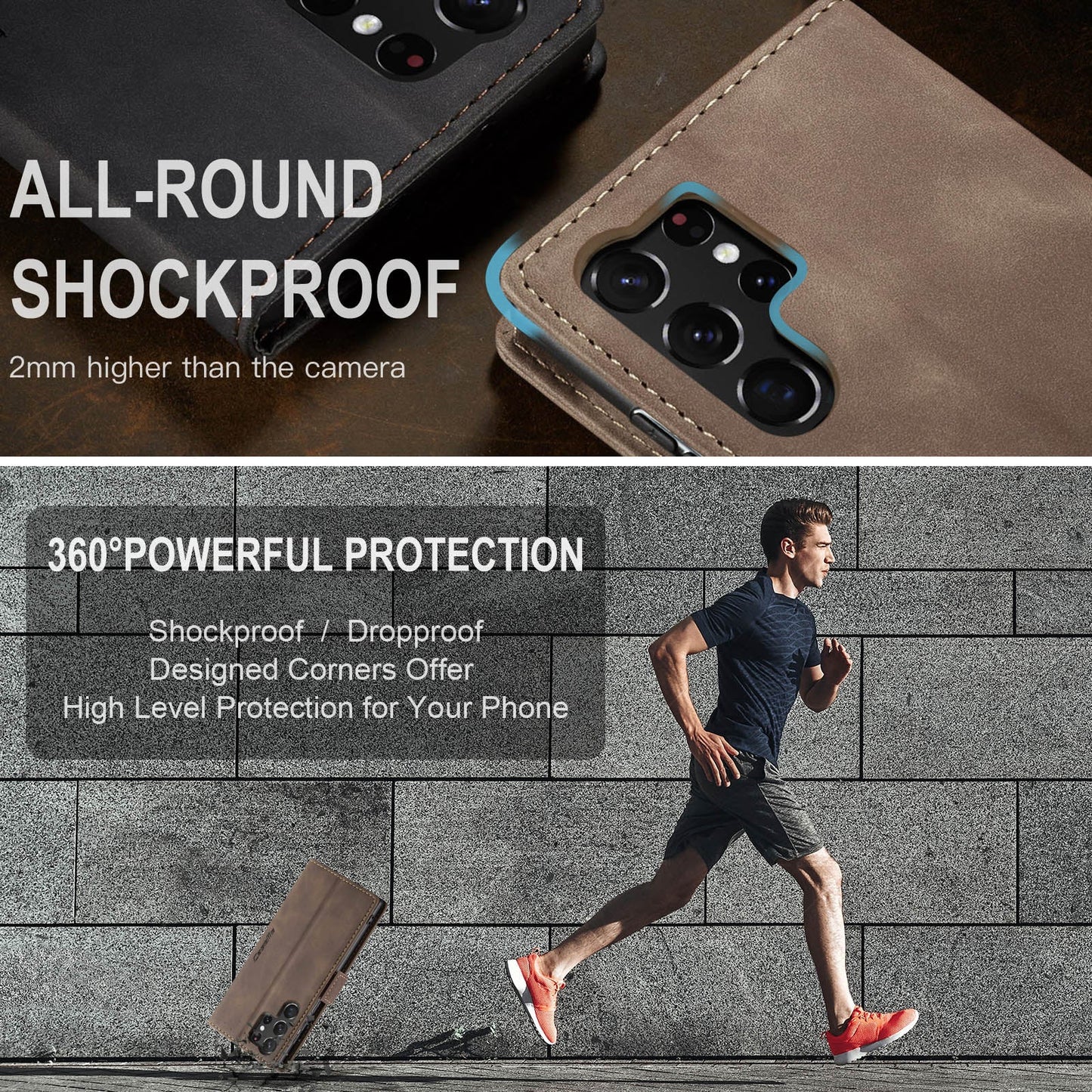 Multi-Function Retro Wallet Case for Samsung Galaxy