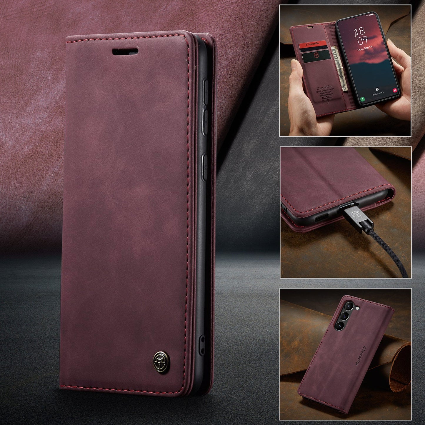 Multi-Function Retro Wallet Case for Samsung Galaxy