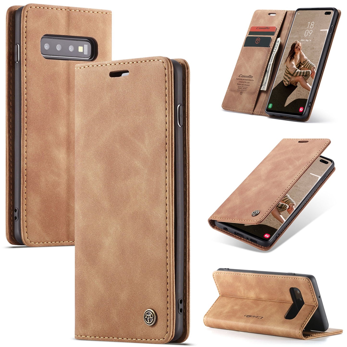 Multi-Function Retro Wallet Case for Samsung Galaxy