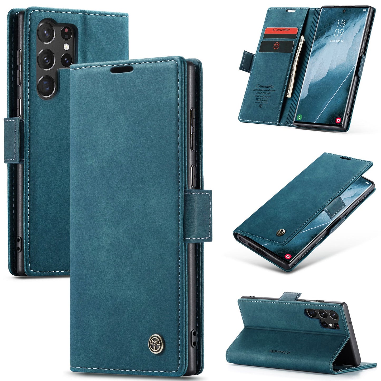 Multi-Function Retro Wallet Case for Samsung Galaxy