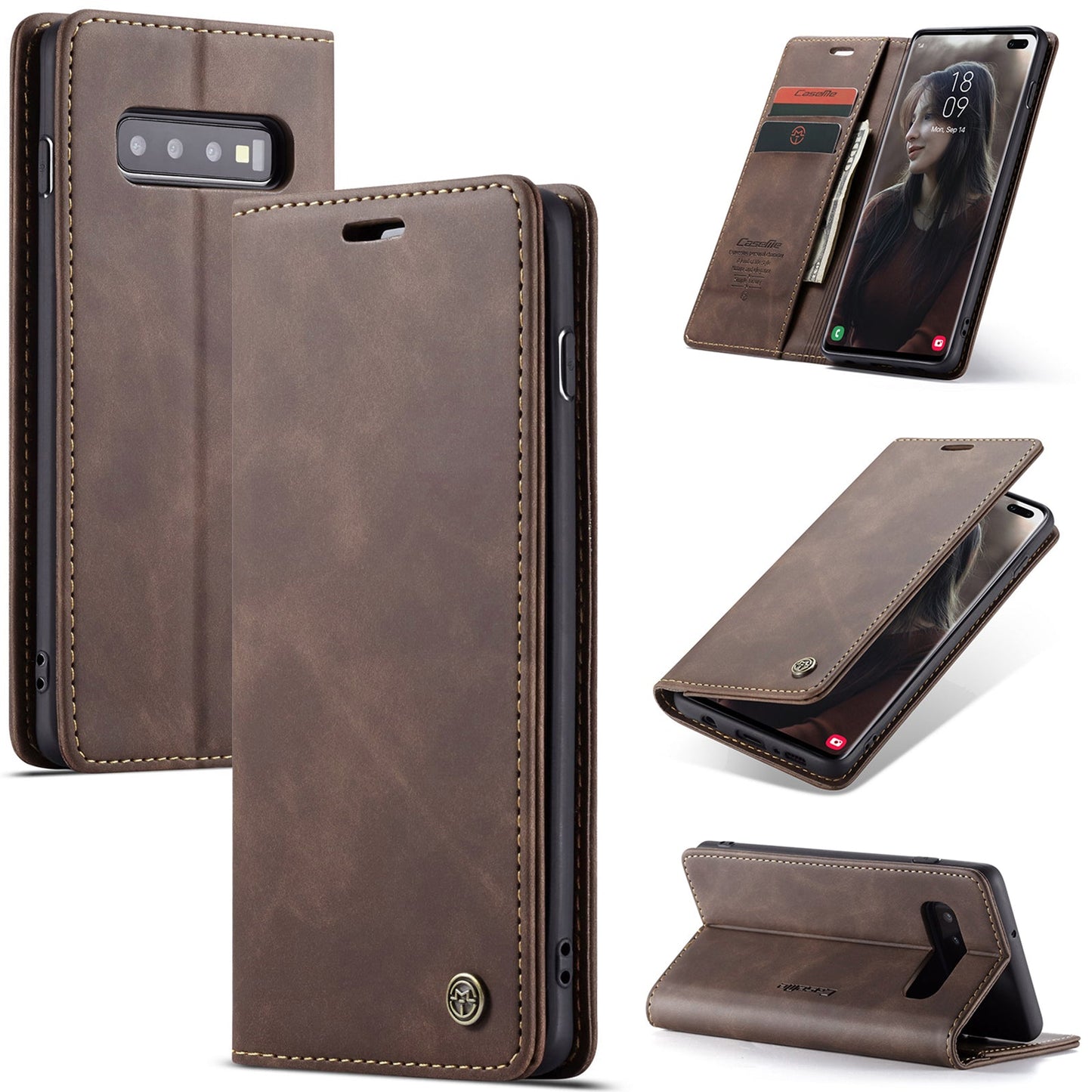 Multi-Function Retro Wallet Case for Samsung Galaxy