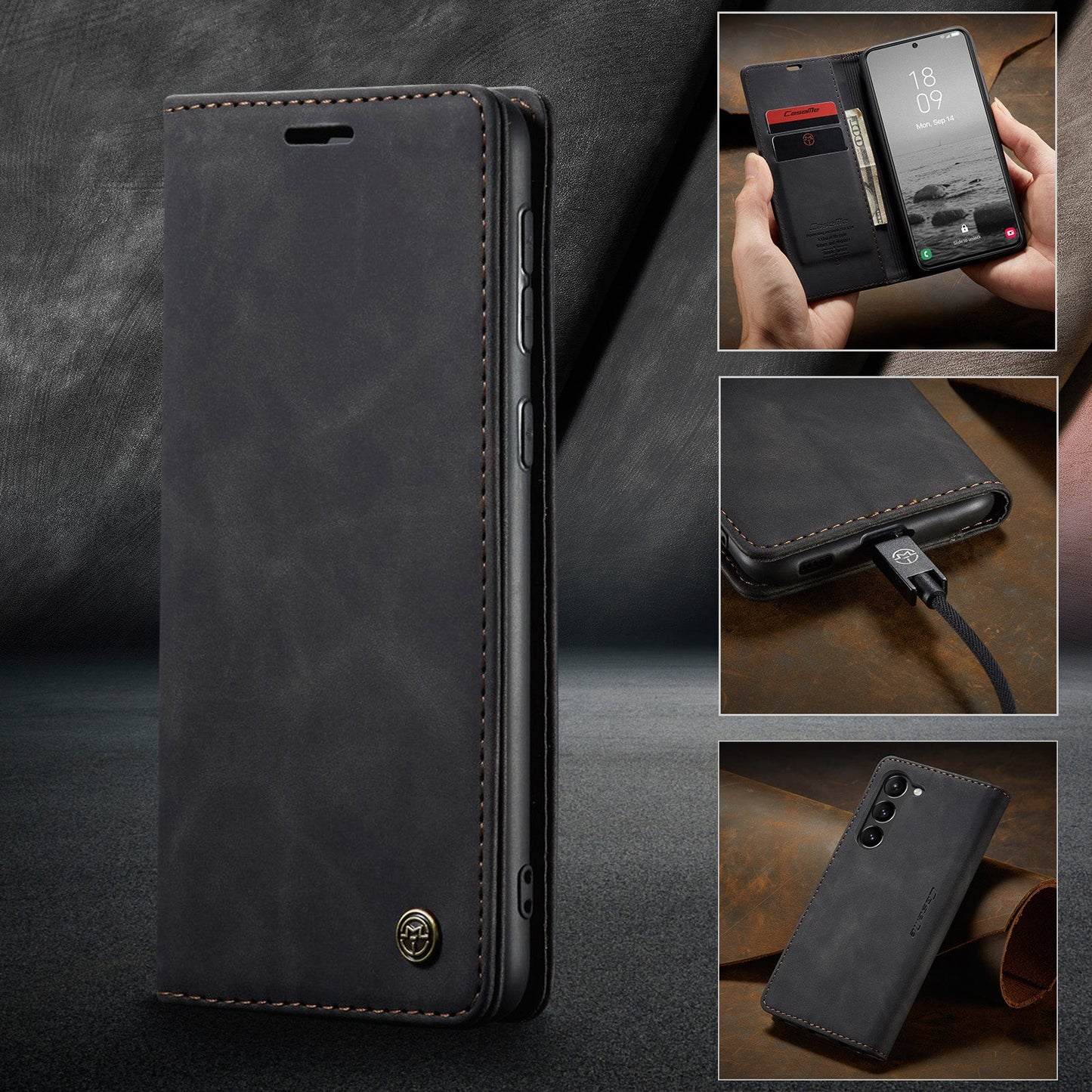 Multi-Function Retro Wallet Case for Samsung Galaxy